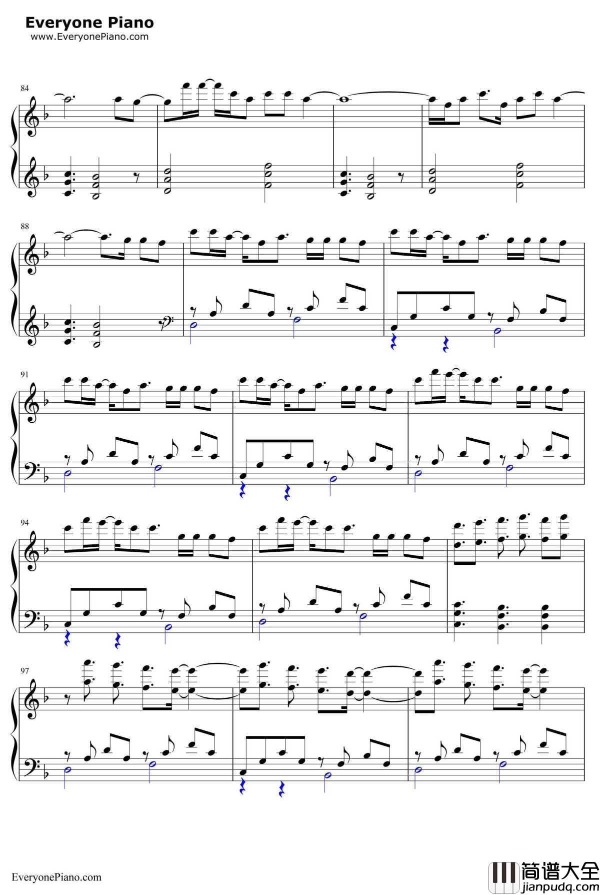 Can't_Live_Without钢琴谱_Hollyn