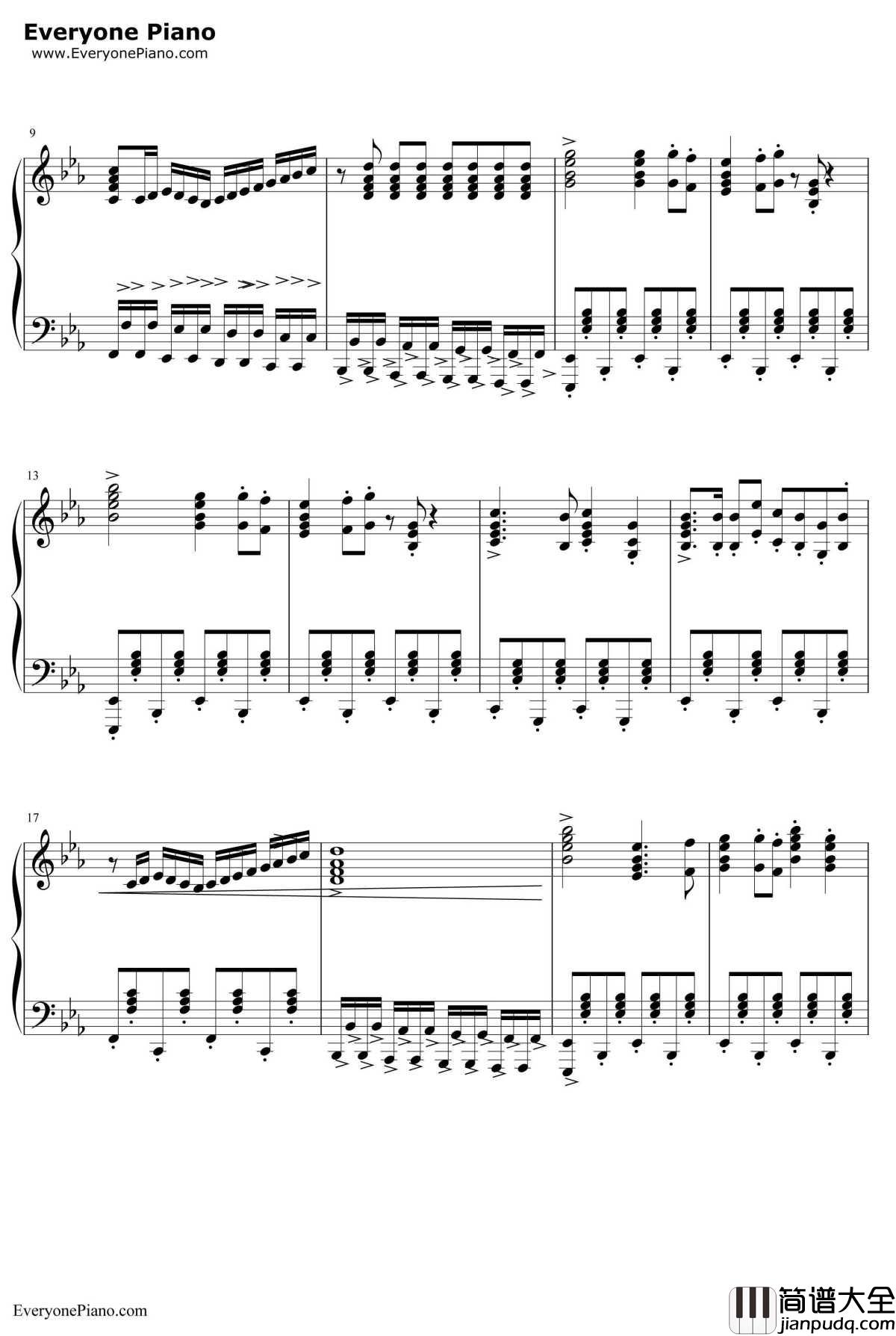 通天大道宽又阔钢琴谱_崔京浩_西游记续集片头曲