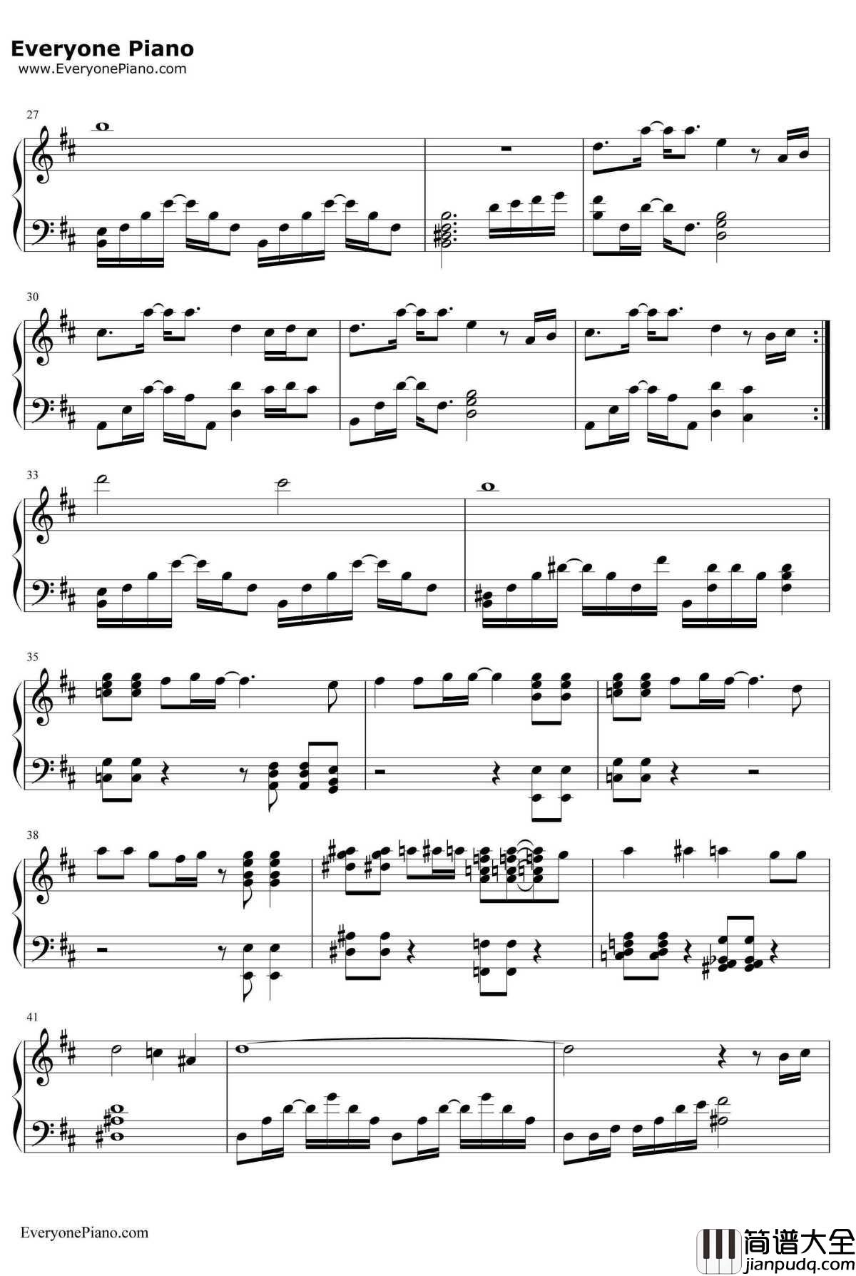 _名侦探柯南―迷宫的十字路口_主题曲钢琴谱_仓木麻衣_Timeaftertime