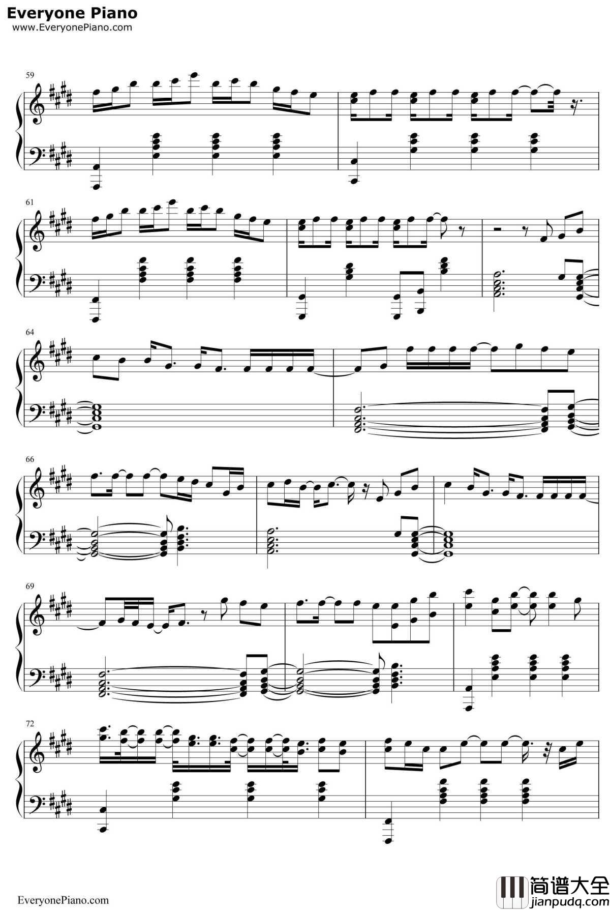 Love_Me_Harder钢琴谱_ArianaGrande&TheWeeknd