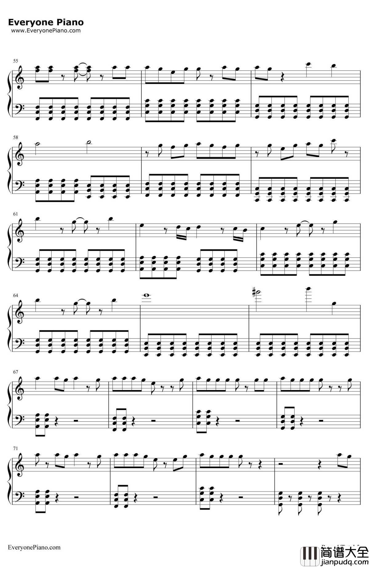 You're_Gonna_Go_FarKid钢琴谱_TheOffspring