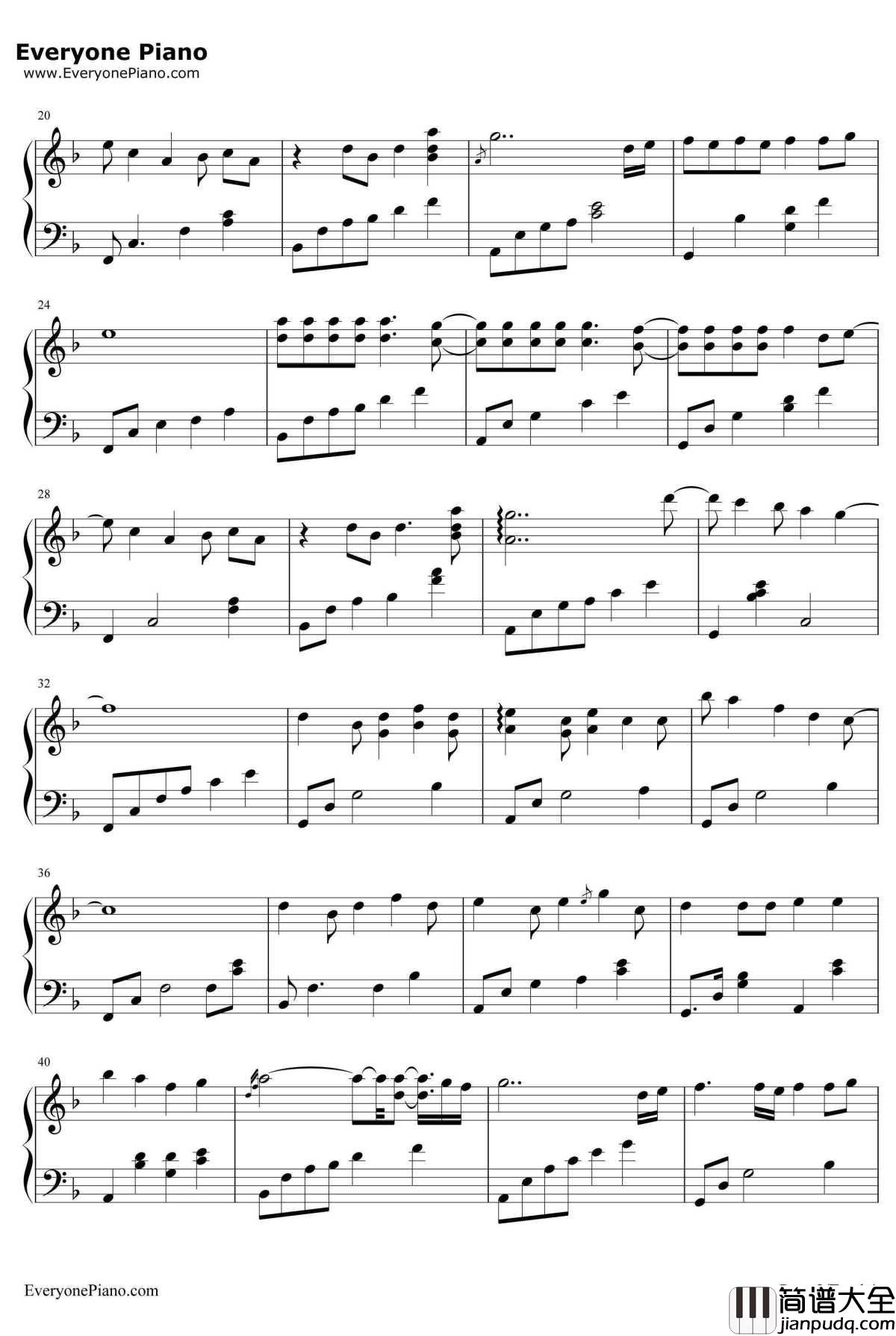 Loving_You钢琴谱_MinnieRiperton蜜妮莱普顿_爱上你