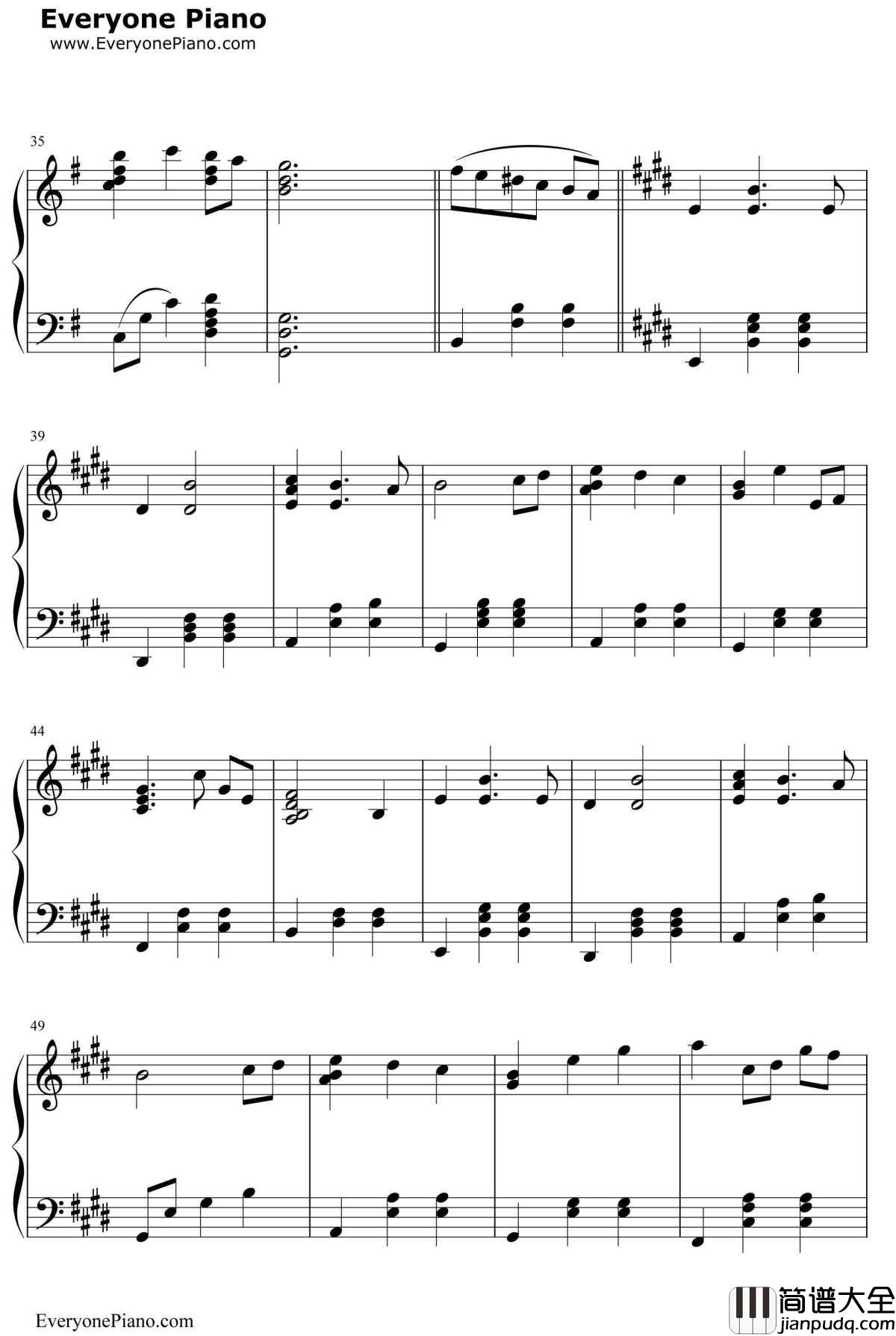 千寻的华尔兹钢琴谱_久石让宫崎骏_千尋のワルツ_千与千寻OST