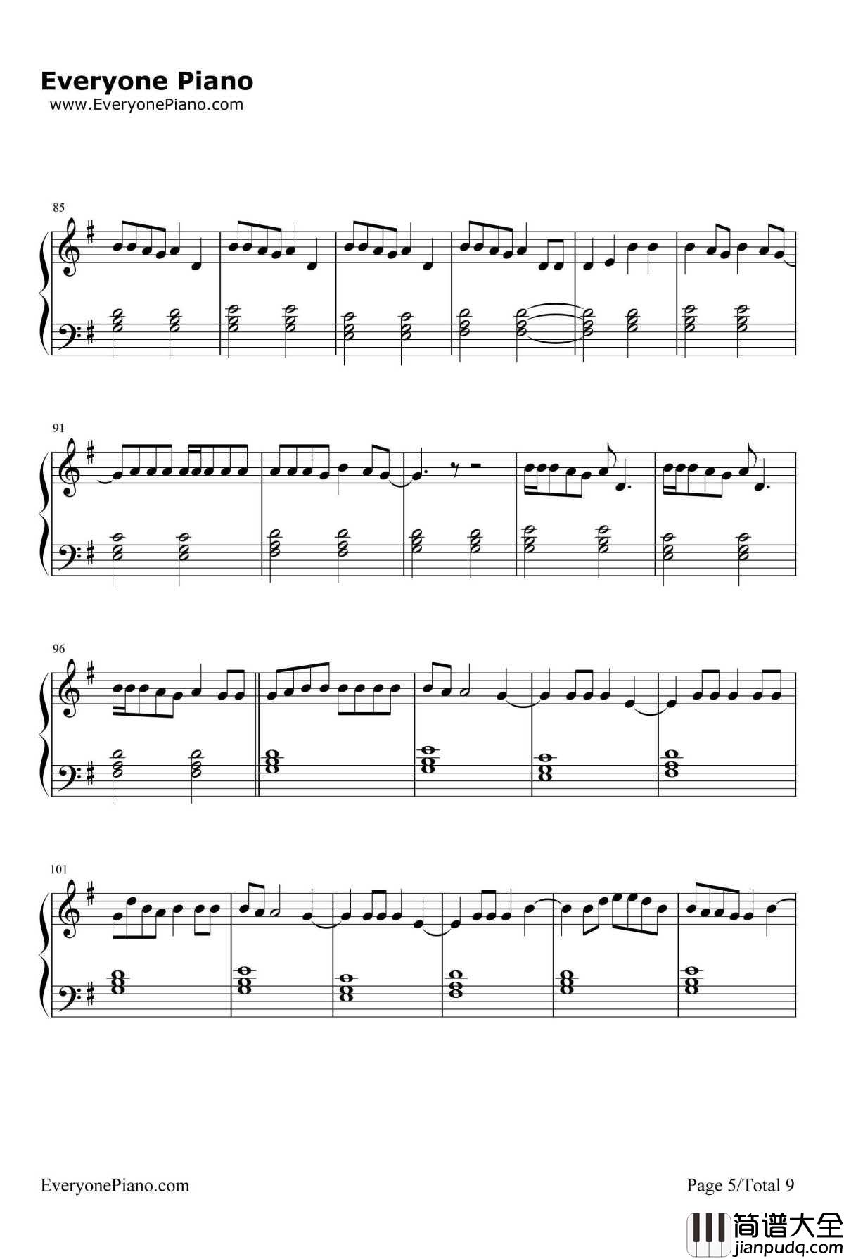 I'm_the_One钢琴谱_DJKhaled