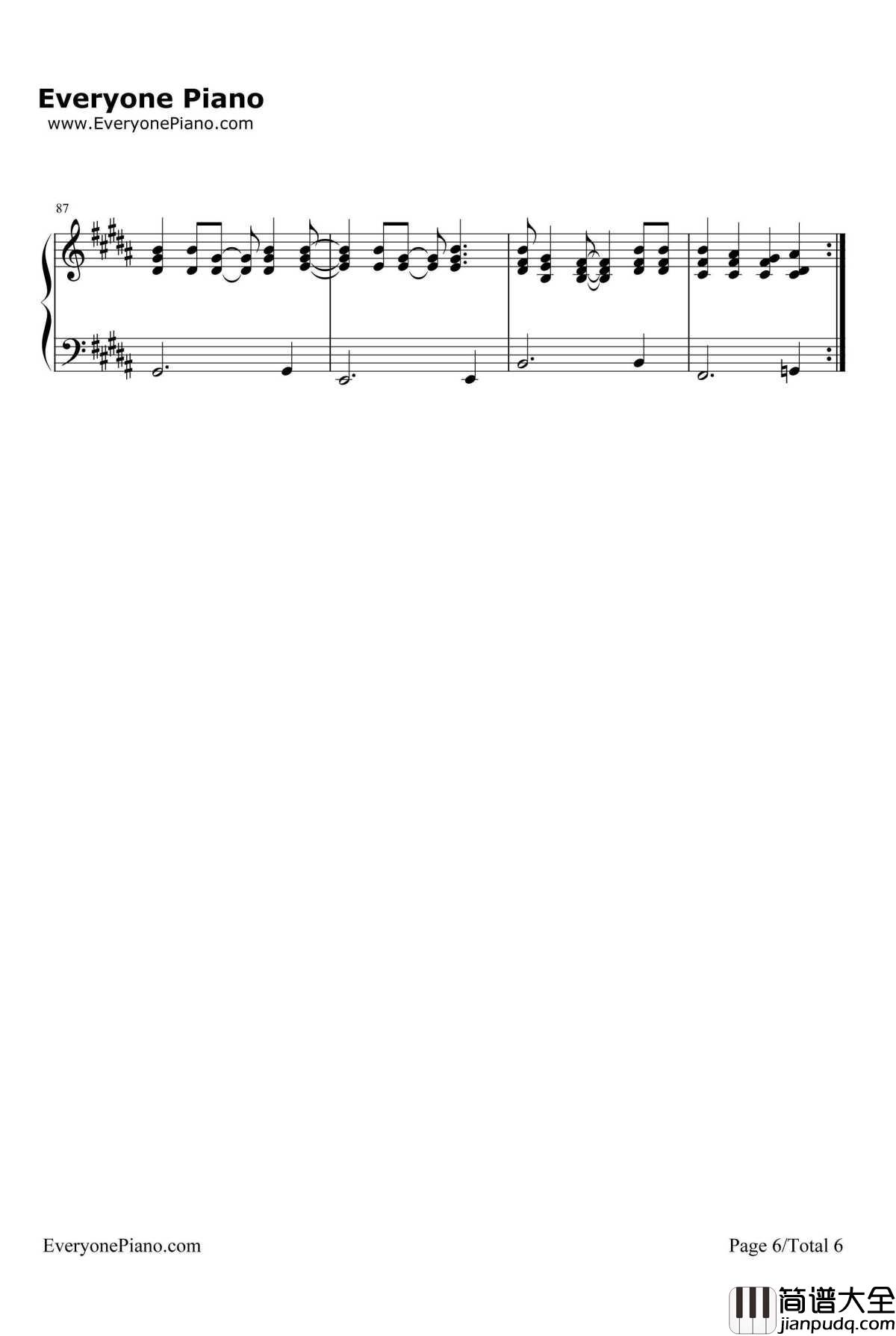 没离开过钢琴谱_林志炫__我是歌手_