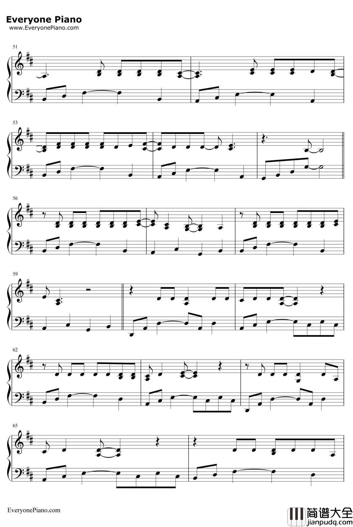 She_Will_Be_Loved钢琴谱_Maroon5