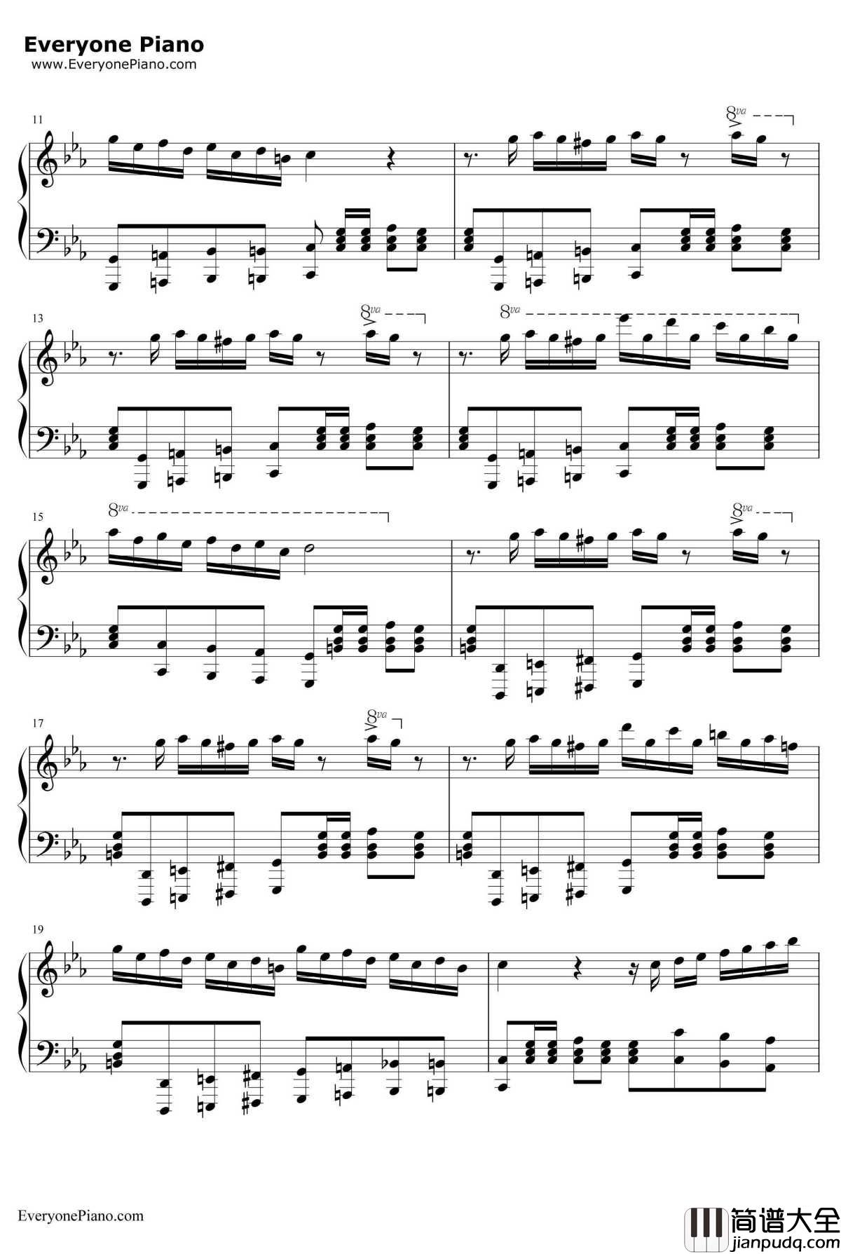 Victory钢琴谱_马克西姆