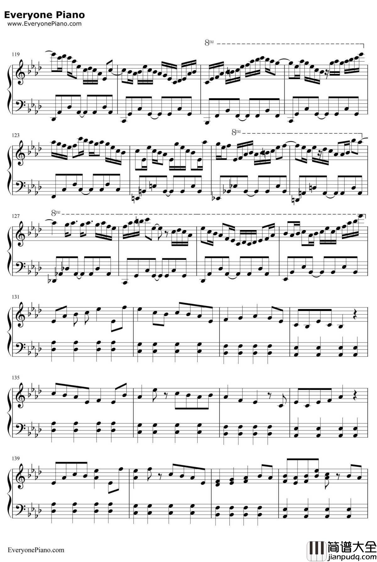 想像フォレスト钢琴谱_IA_空想フォレスト