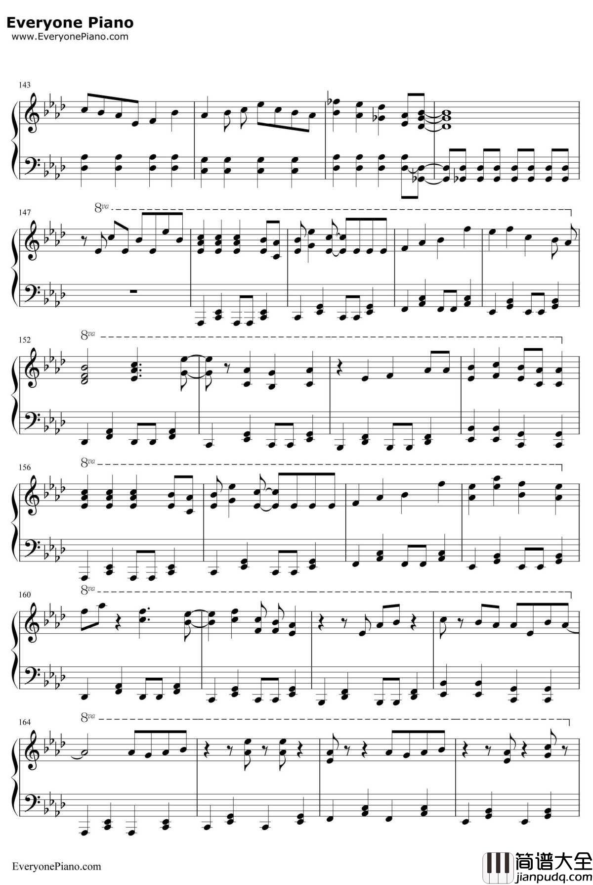 想像フォレスト钢琴谱_IA_空想フォレスト