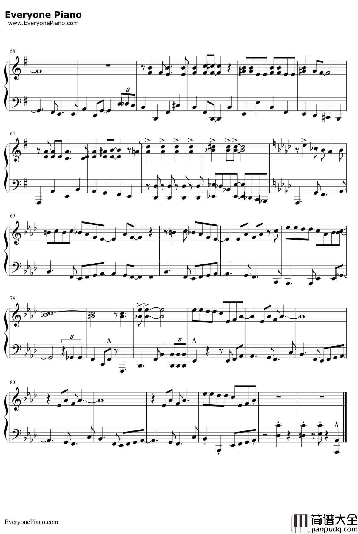 Santa_Baby钢琴谱_EarthaKitt