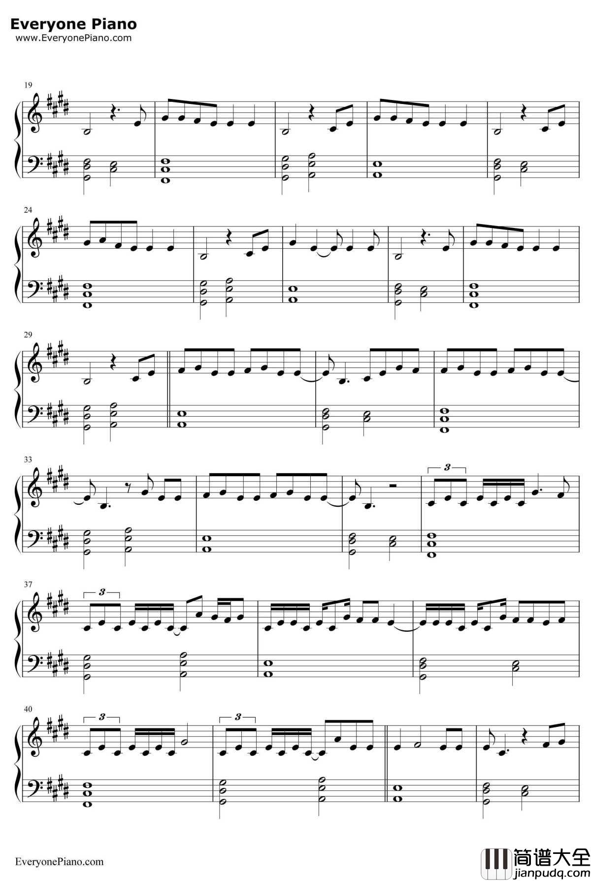 Slide钢琴谱_CalvinHarris