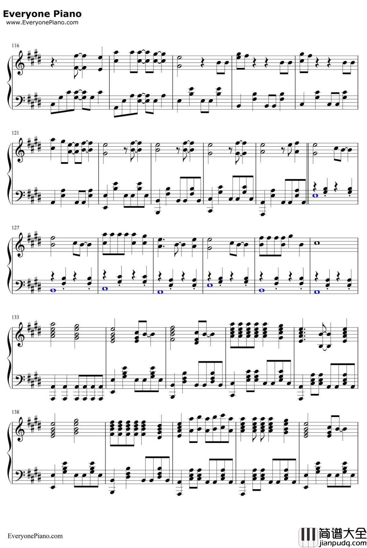 Mean钢琴谱_TaylorSwift