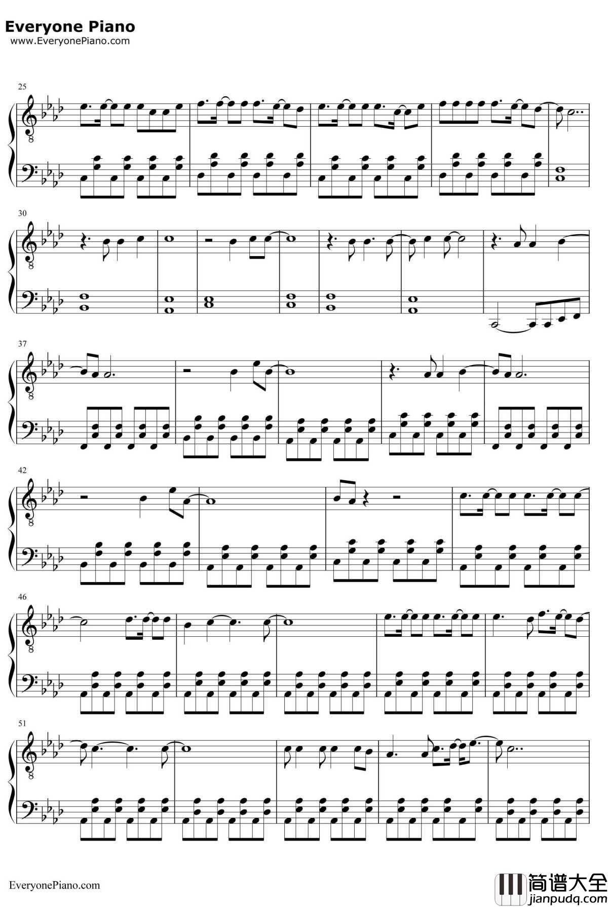 Malibu钢琴谱_MileyCyrus