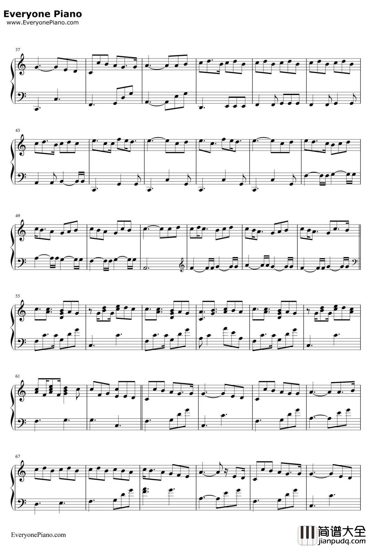 Out_Of_My_League钢琴谱_StephenSpeaks