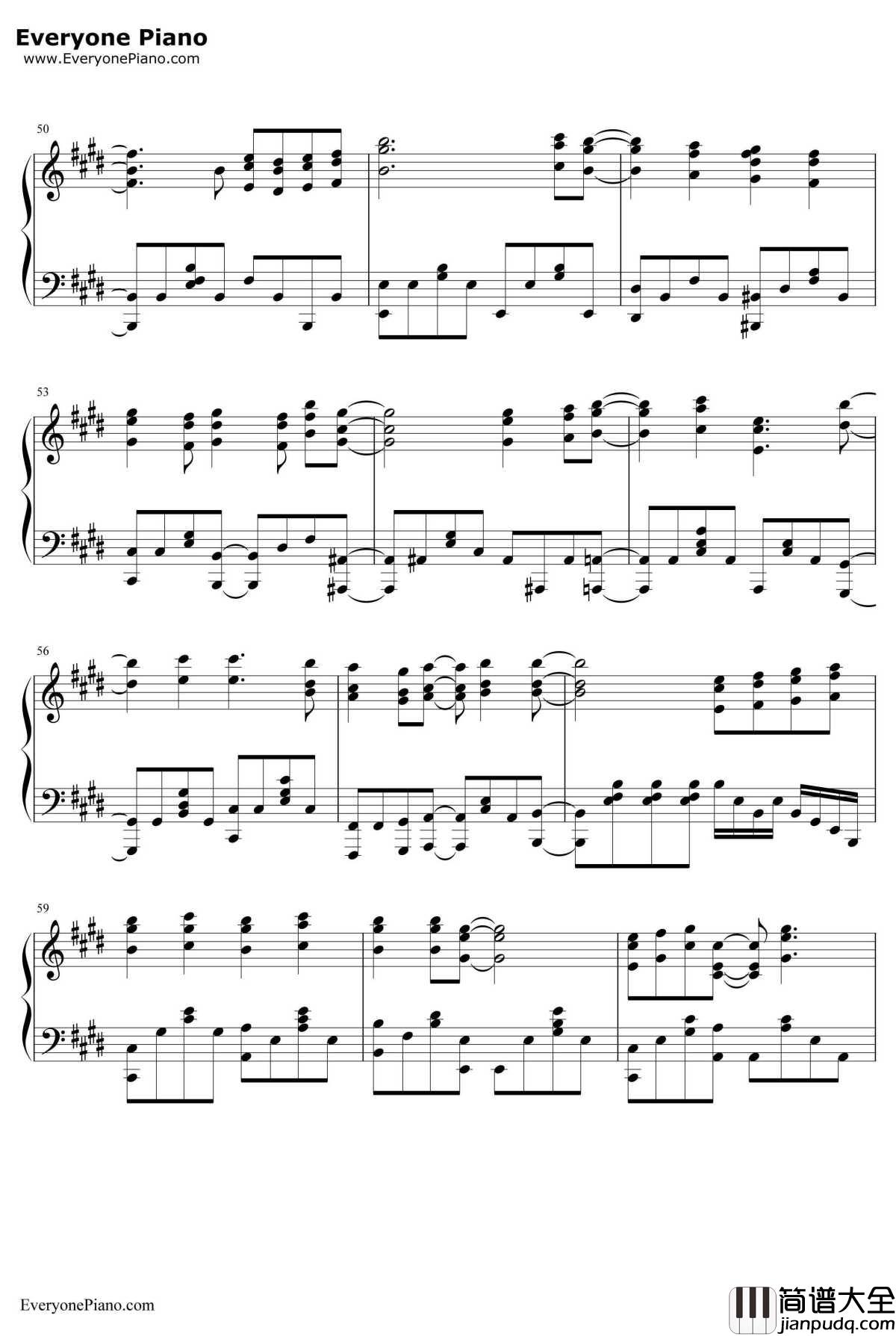 仆らは今のなかで钢琴谱_μ's_完整版_ラブライブ!OP