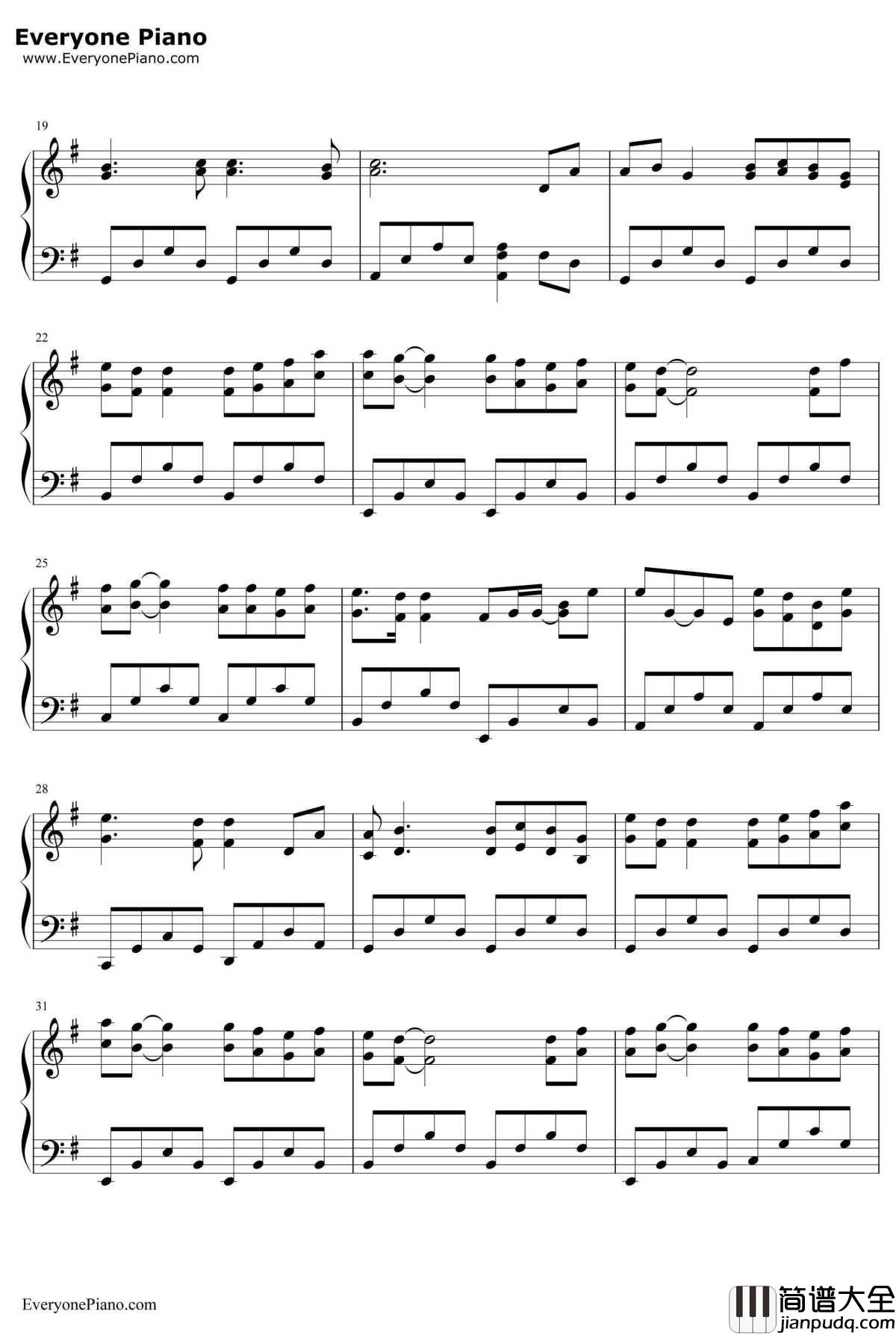 珊瑚海钢琴谱_周杰伦梁心颐_珊瑚海