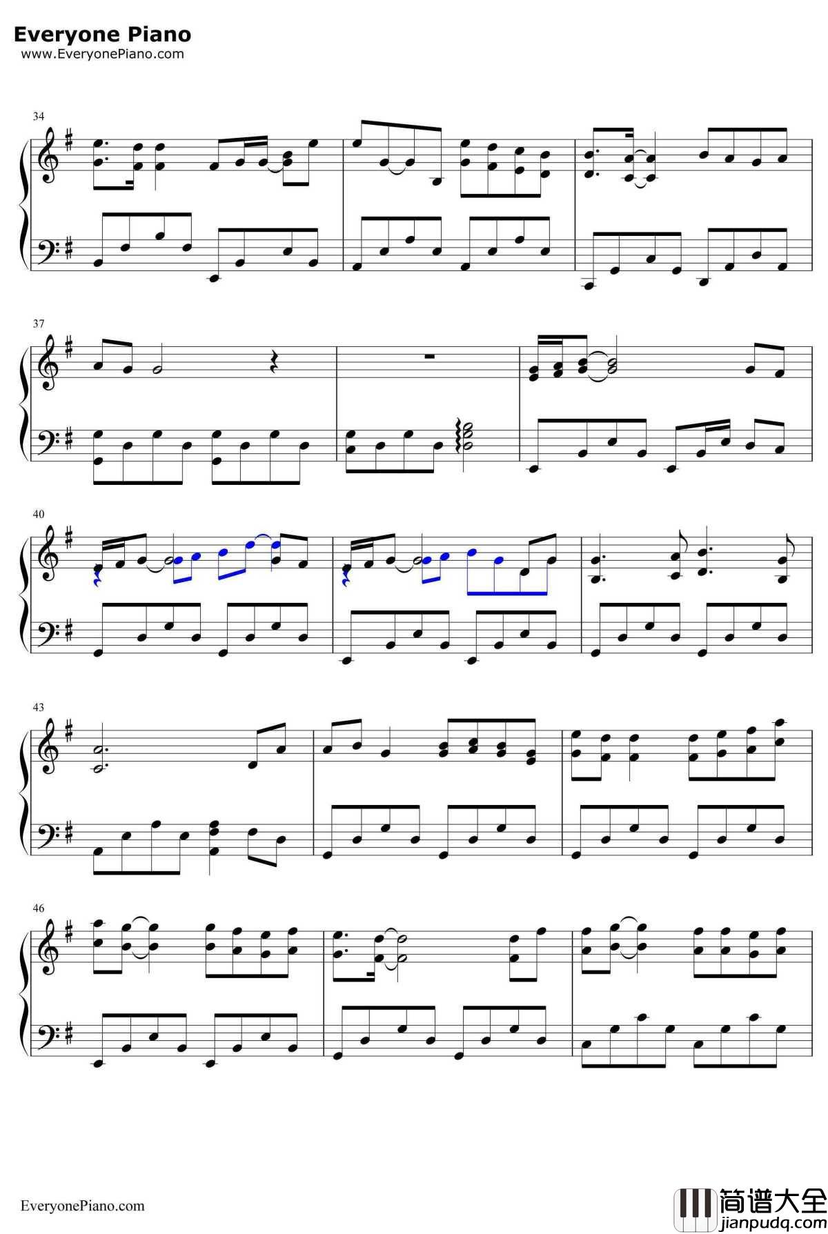 珊瑚海钢琴谱_周杰伦梁心颐_珊瑚海