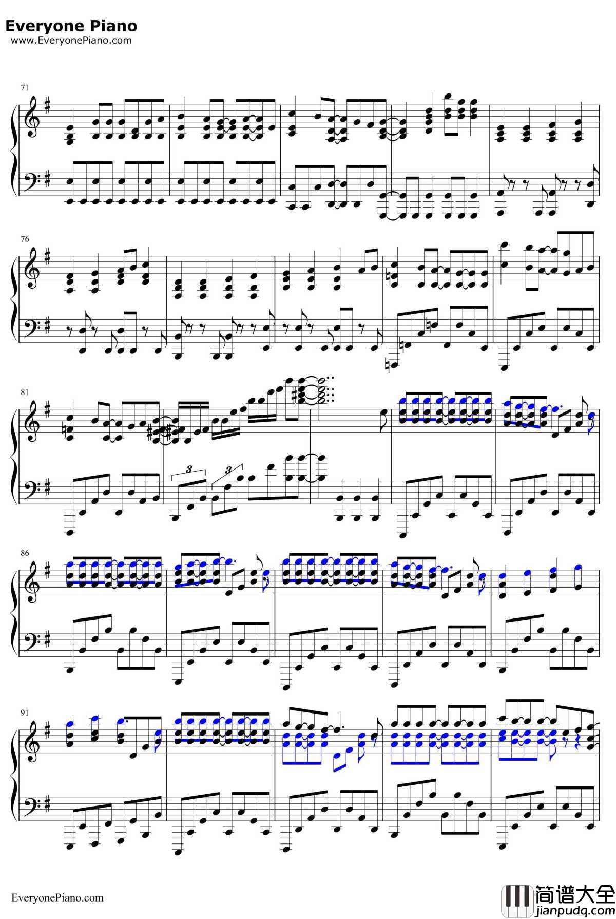 START:DASH!!钢琴谱_佐々木裕__LoveLive_插曲