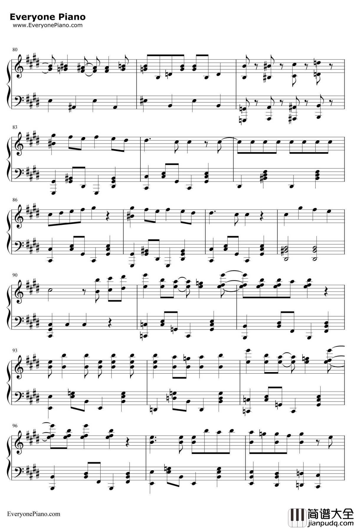 マトリョシカ钢琴谱_触手猴_俄罗斯套娃