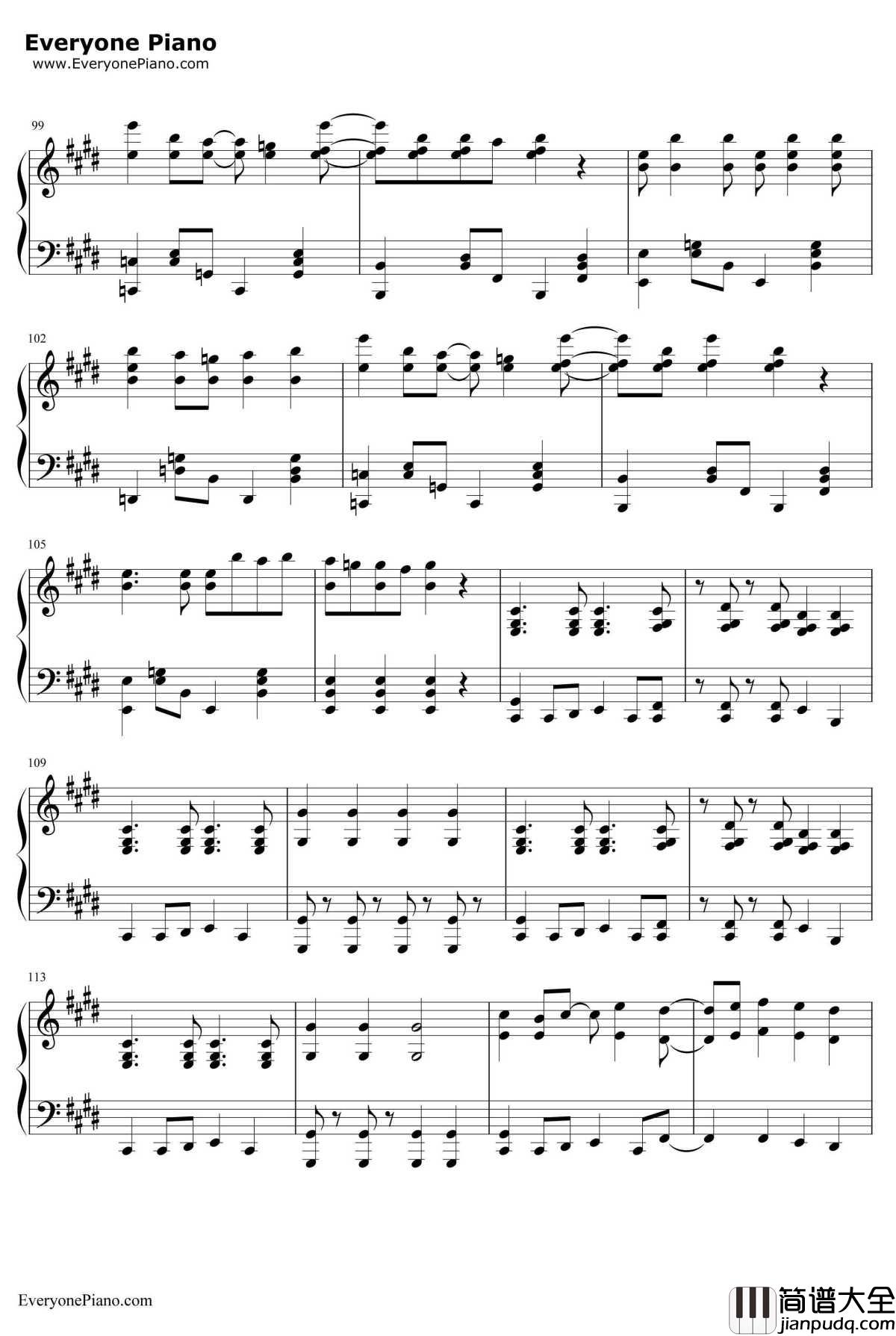 マトリョシカ钢琴谱_触手猴_俄罗斯套娃