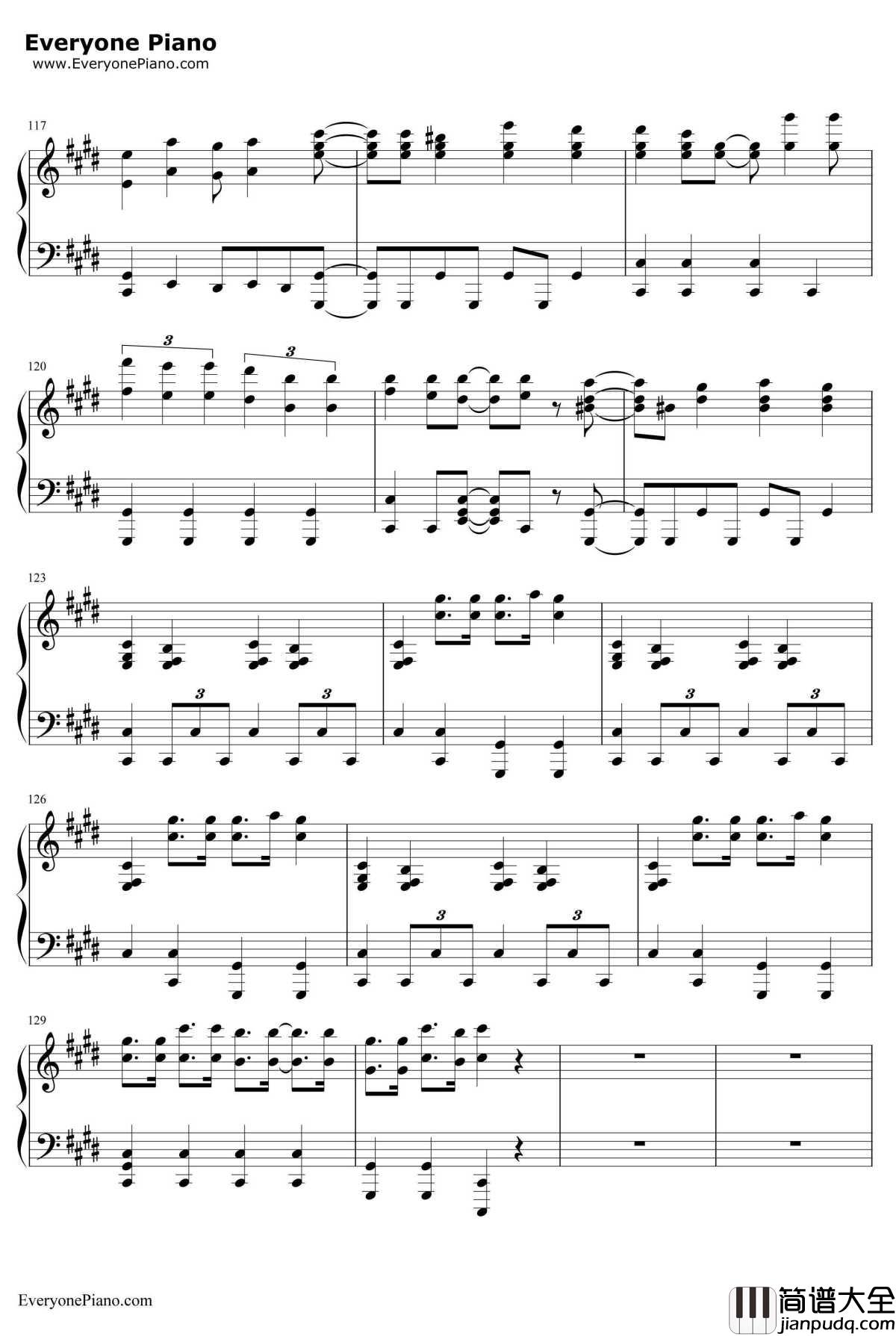 マトリョシカ钢琴谱_触手猴_俄罗斯套娃