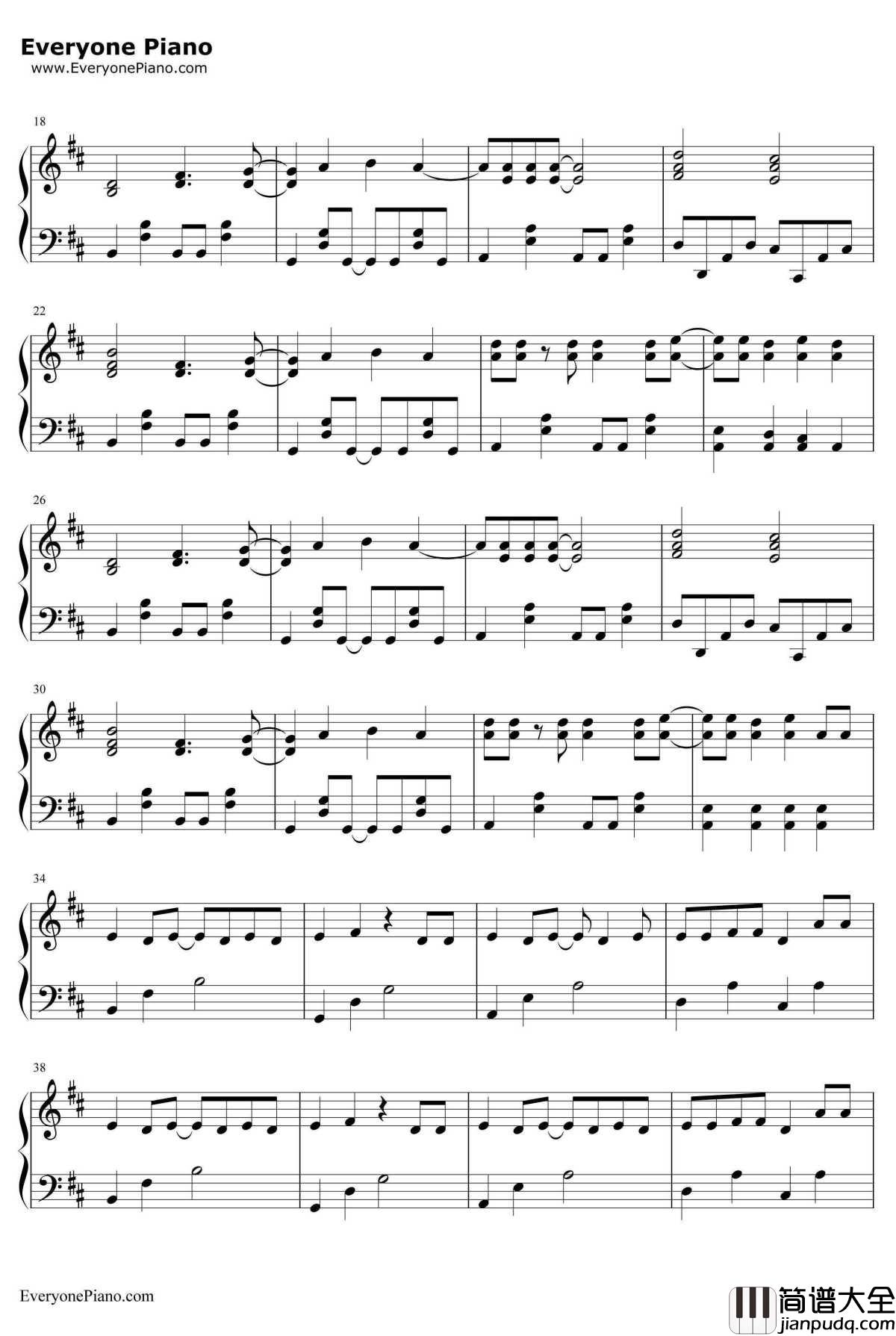 天ノ弱钢琴谱_GUMI_PianoArrange