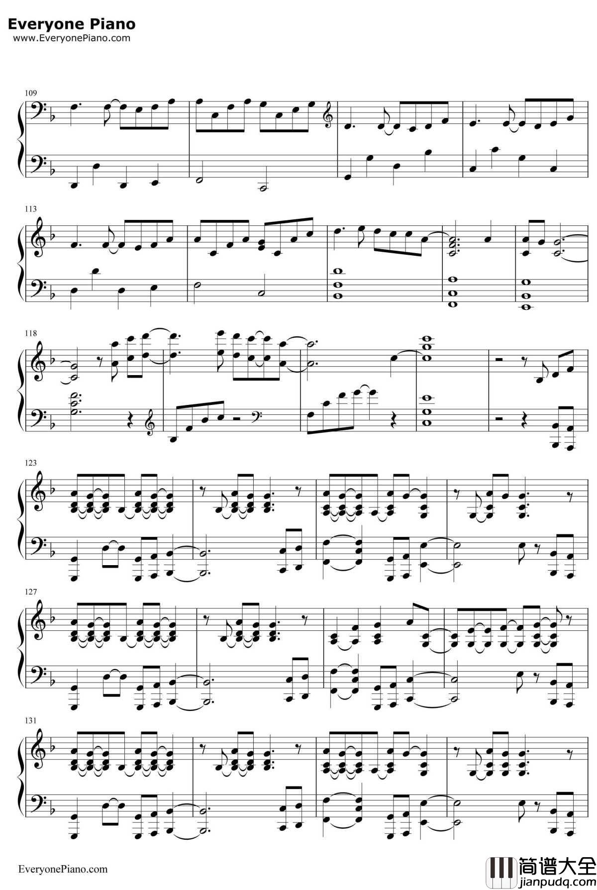 Paradise钢琴谱_Coldplay