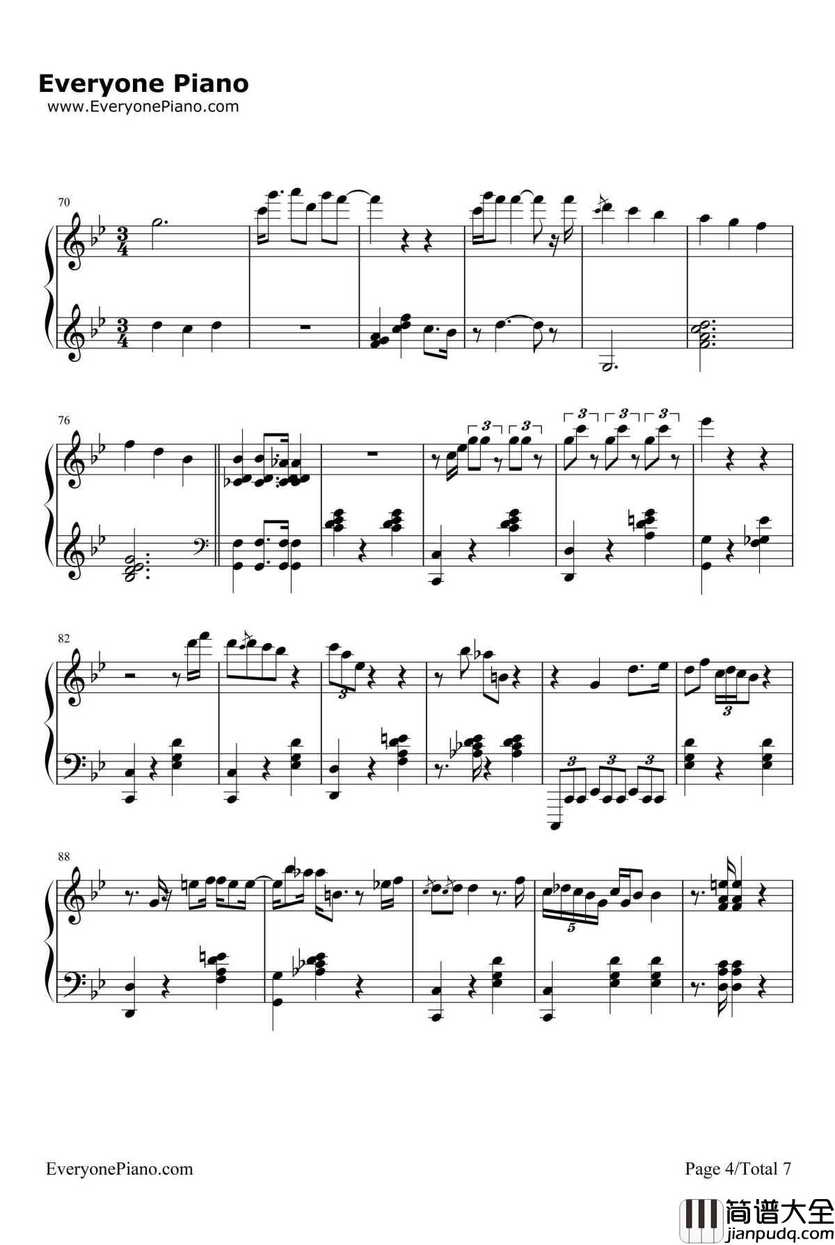 Our_Love钢琴谱_BrianCulbertson_爱情公寓2片尾曲