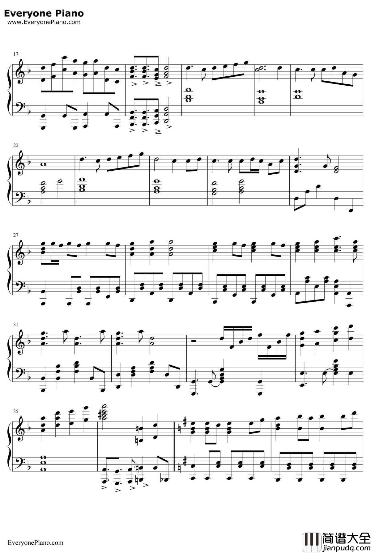 拍手喝采歌合钢琴谱_supercell_刀语再放送OP