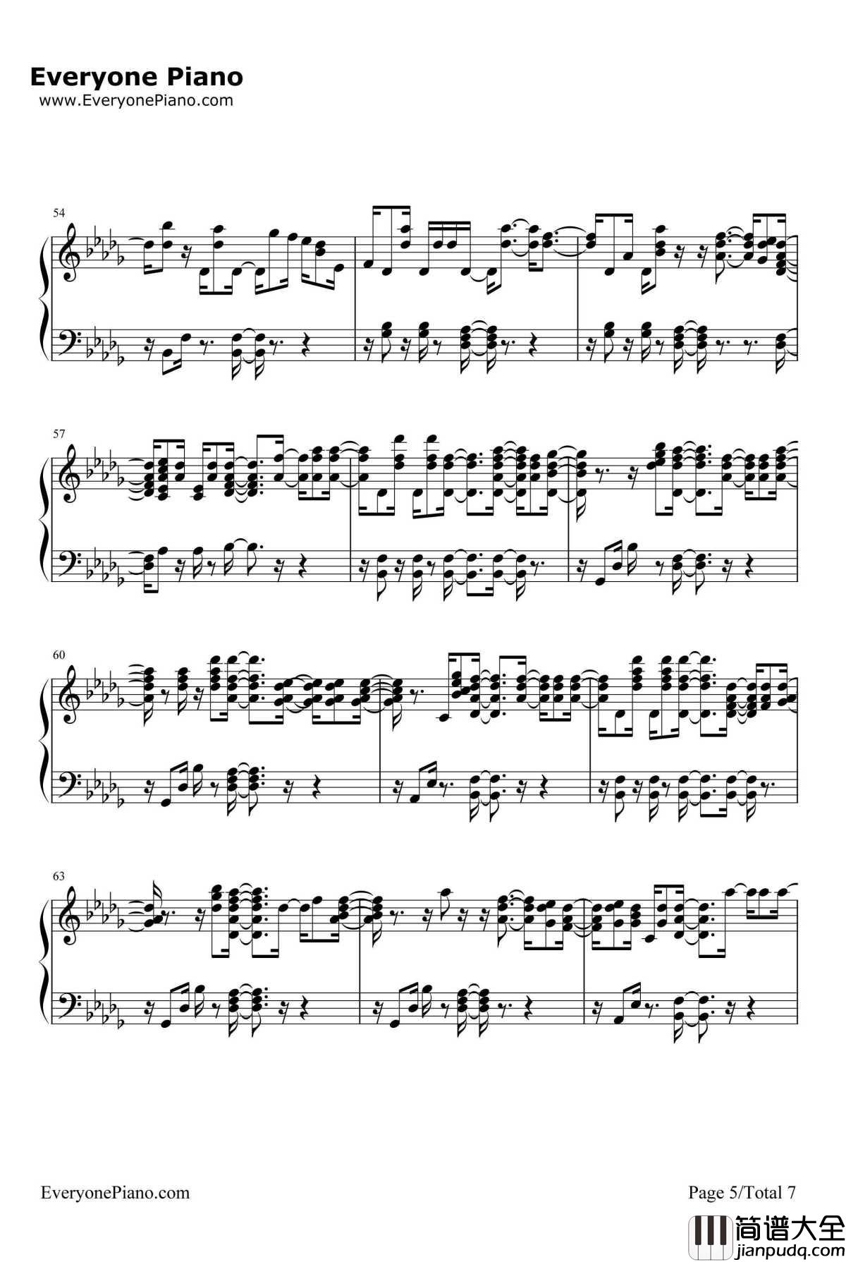 Your_Song钢琴谱_RitaOra