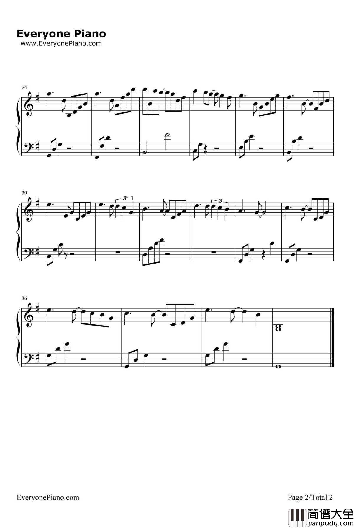 被遗忘的天使钢琴谱_未知_AllTheInvisibleChildren的主题曲