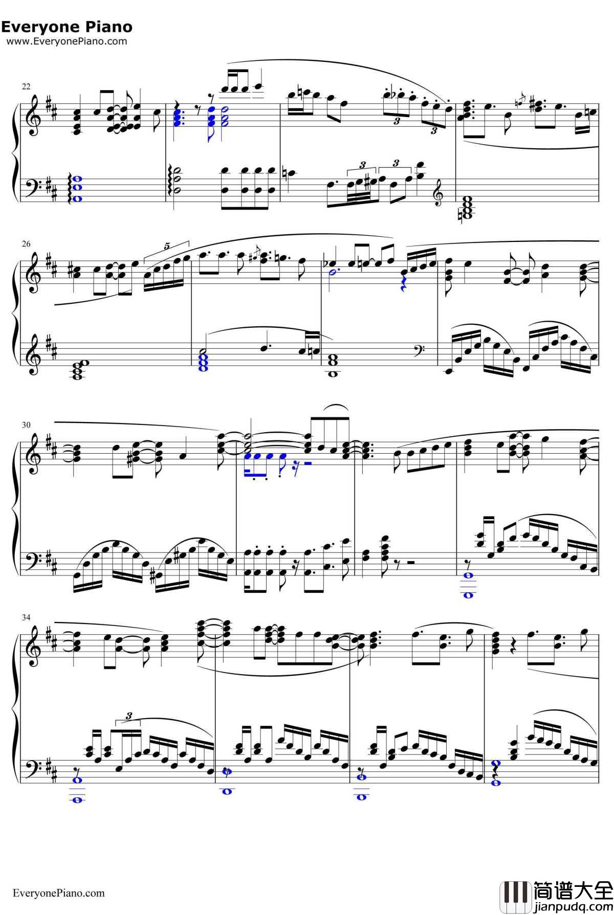 トナリアウ钢琴谱_THEORALCIGARETTES_重启咲良田ED