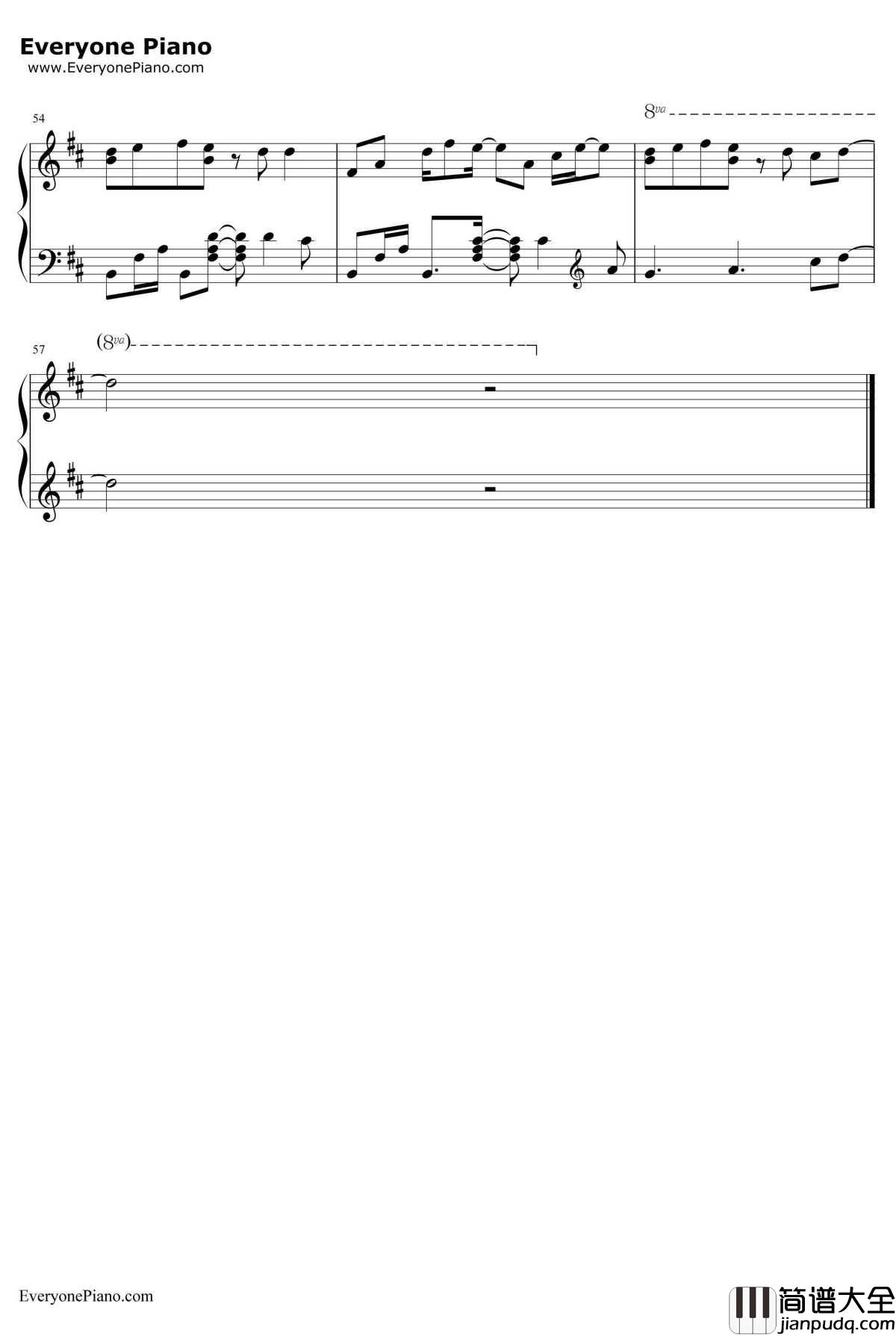 Room钢琴谱_初音ミク