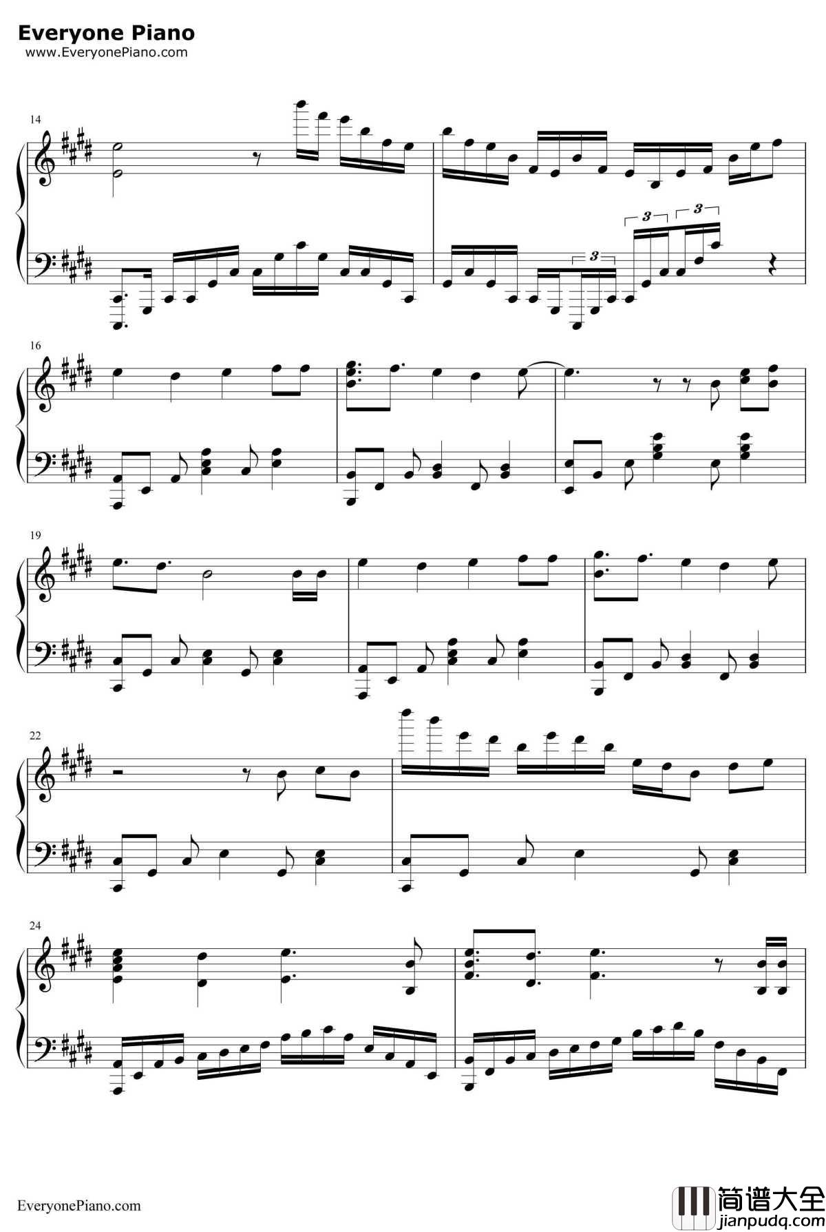 イマココ钢琴谱_东山奈央_月色真美OP