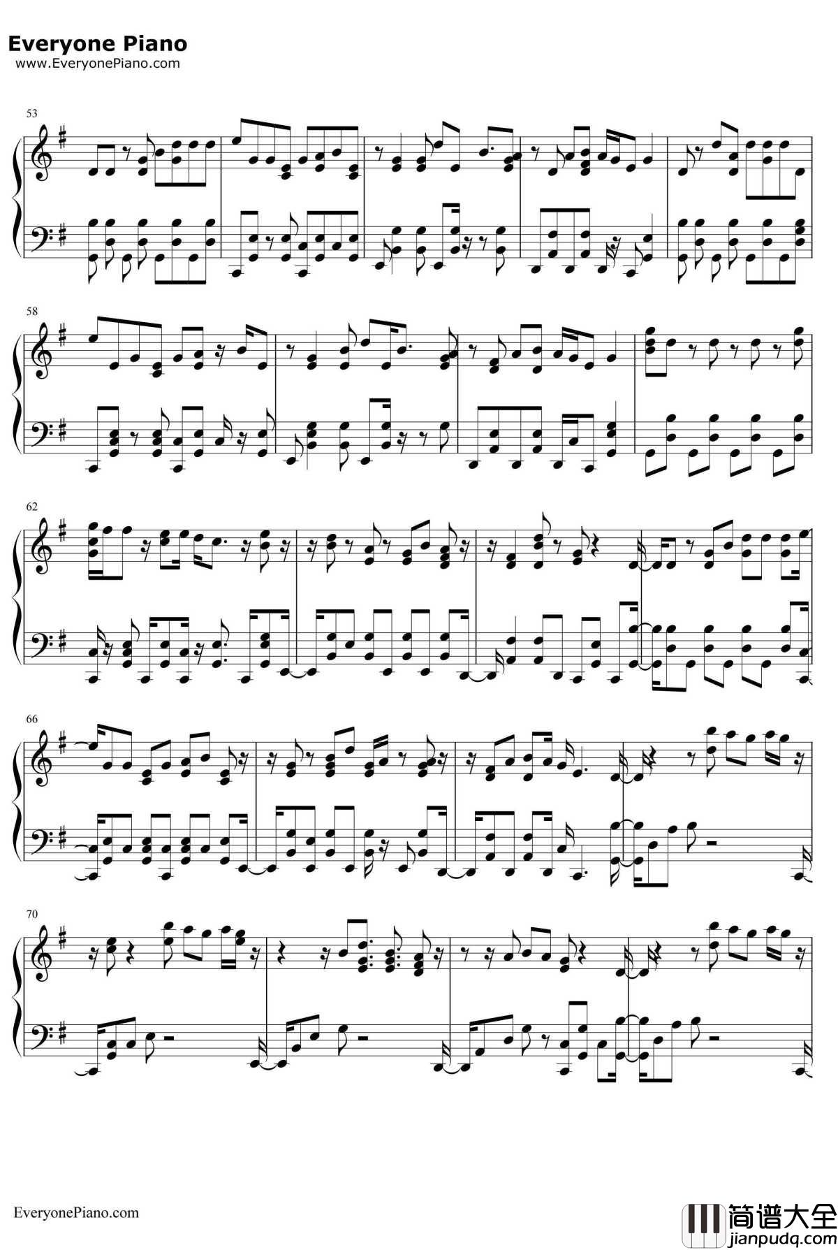 Little_Hollywood钢琴谱_AlleFarben