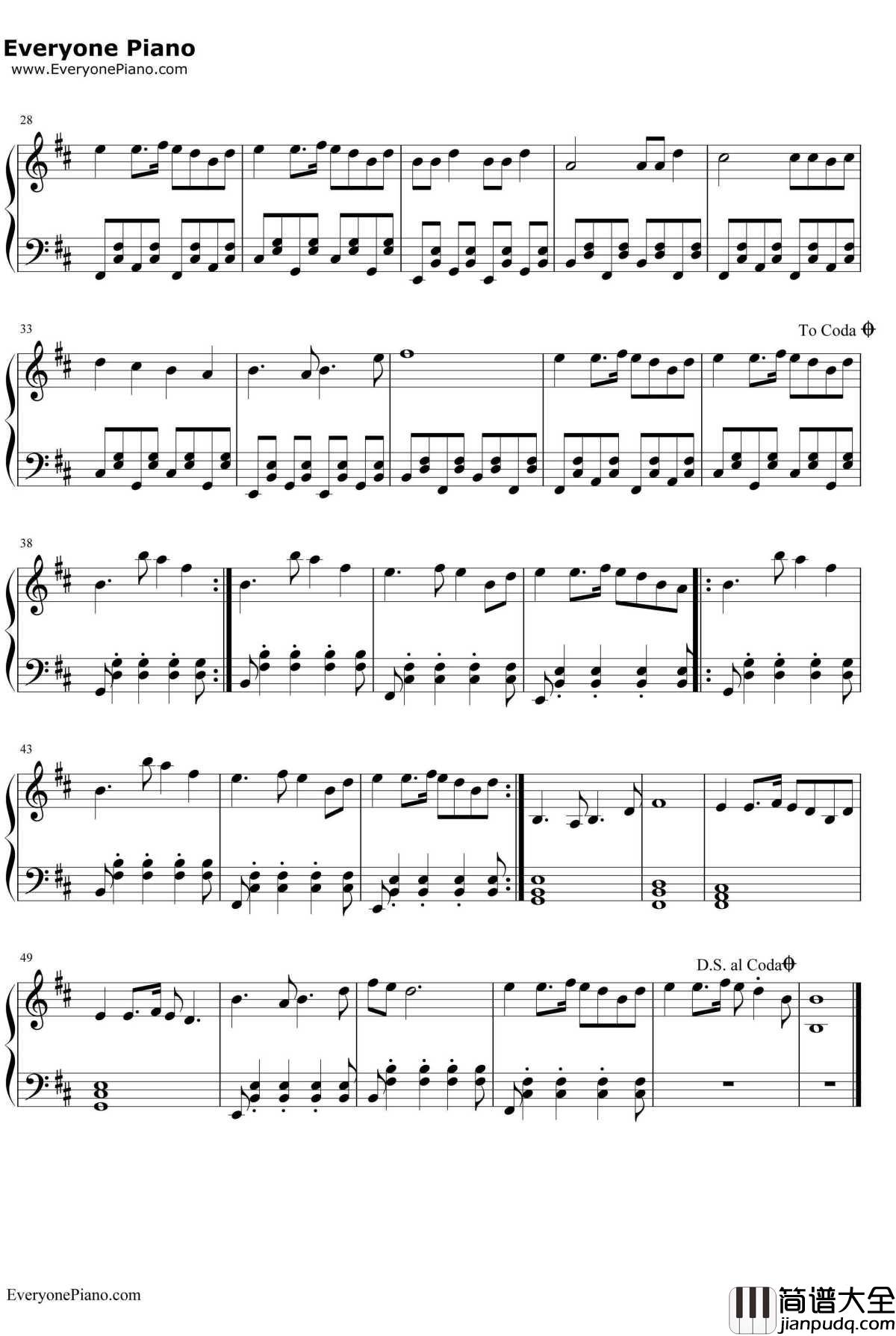 Sofia钢琴谱_AlvaroSoler