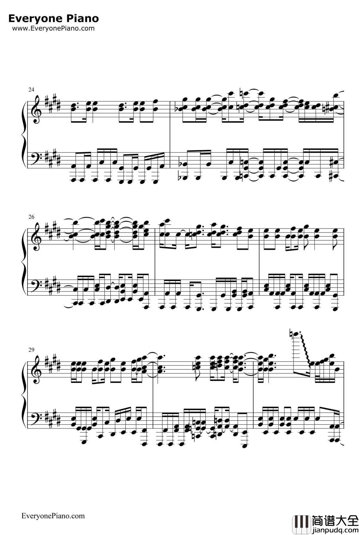 Fantastic_Dreamer钢琴谱_Machico_为美好的世界献上祝福OP