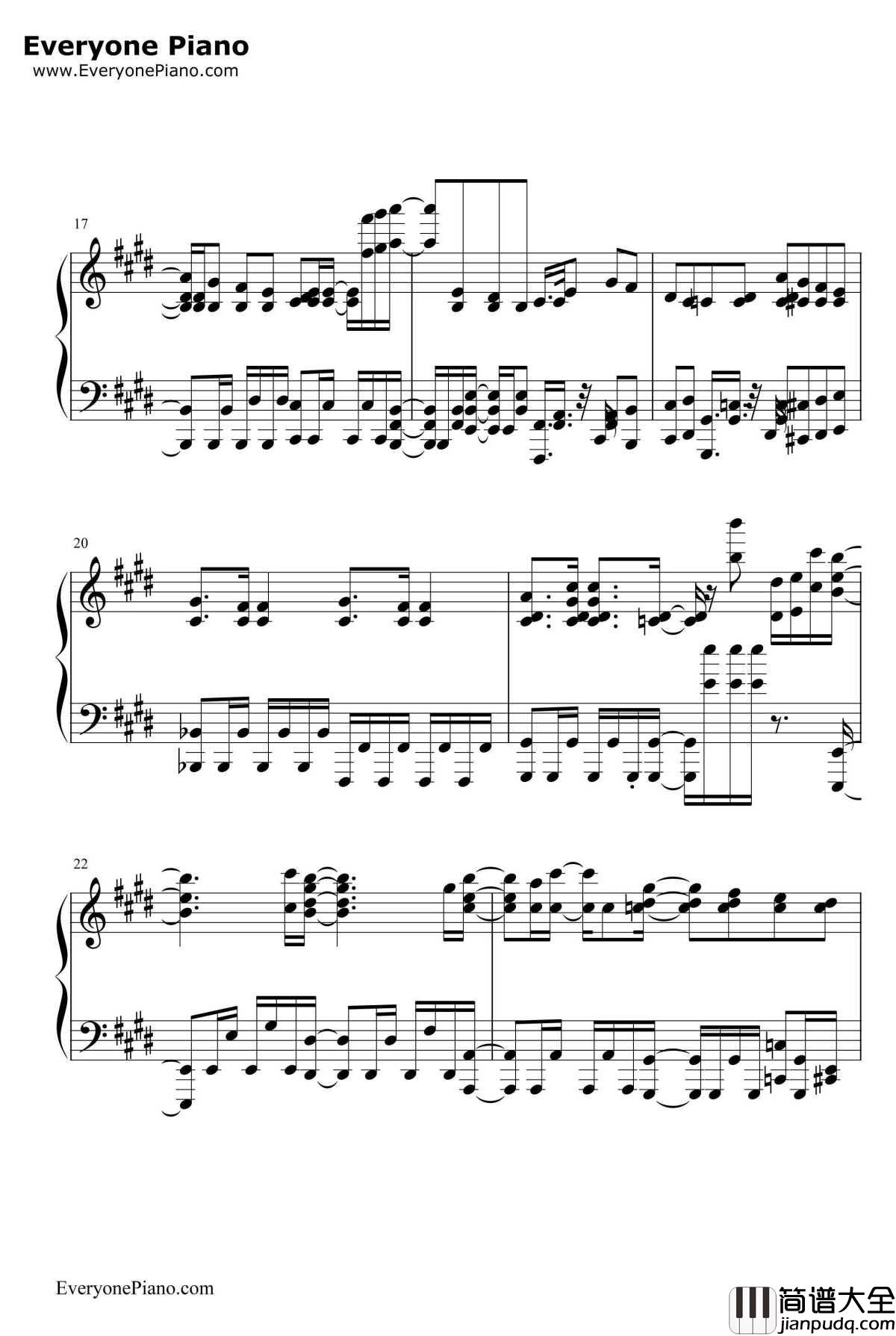 Fantastic_Dreamer钢琴谱_Machico_为美好的世界献上祝福OP