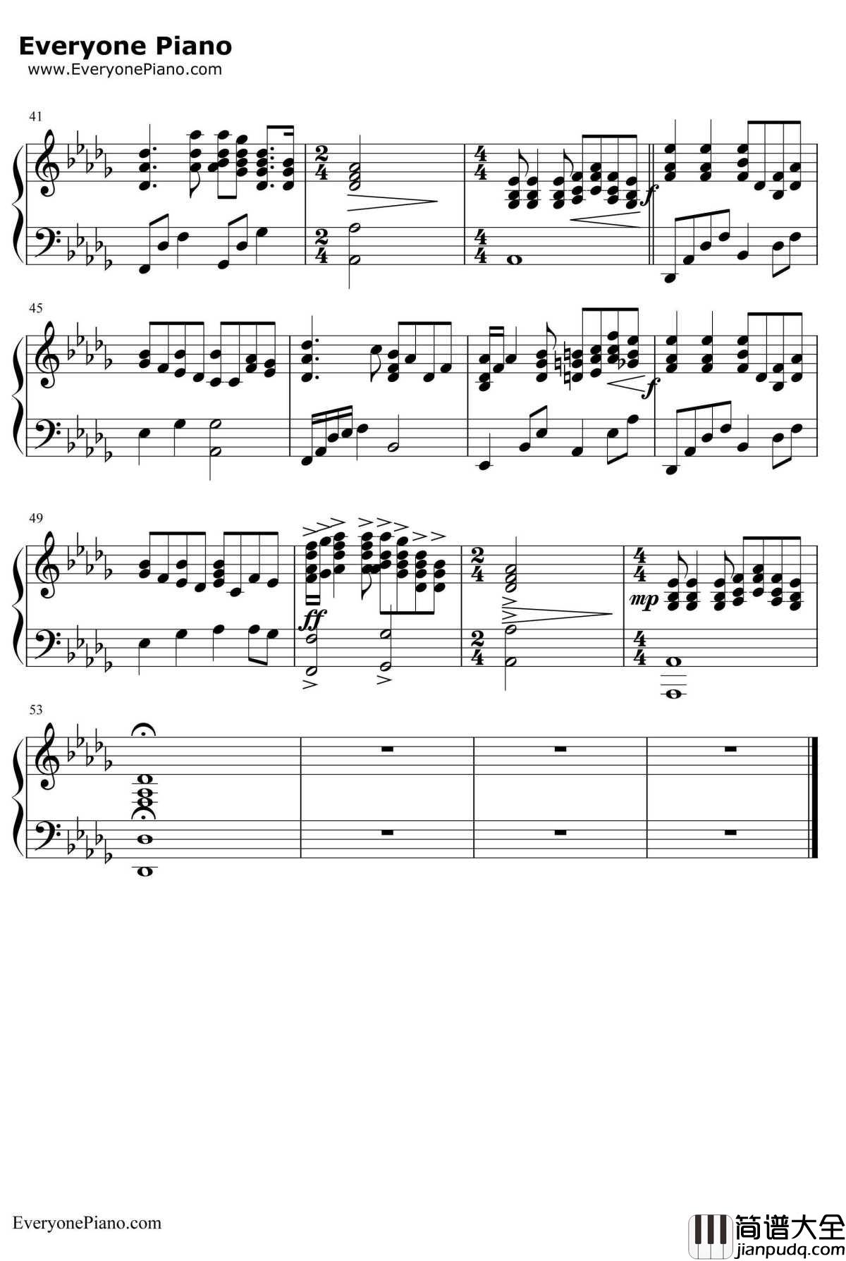 All_I_Ask_of_You钢琴谱_AndrewLloydWebber_歌剧魅影OST