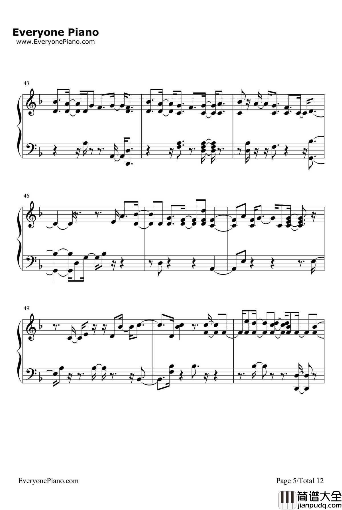 Stay_With_You钢琴谱_CheatCodes