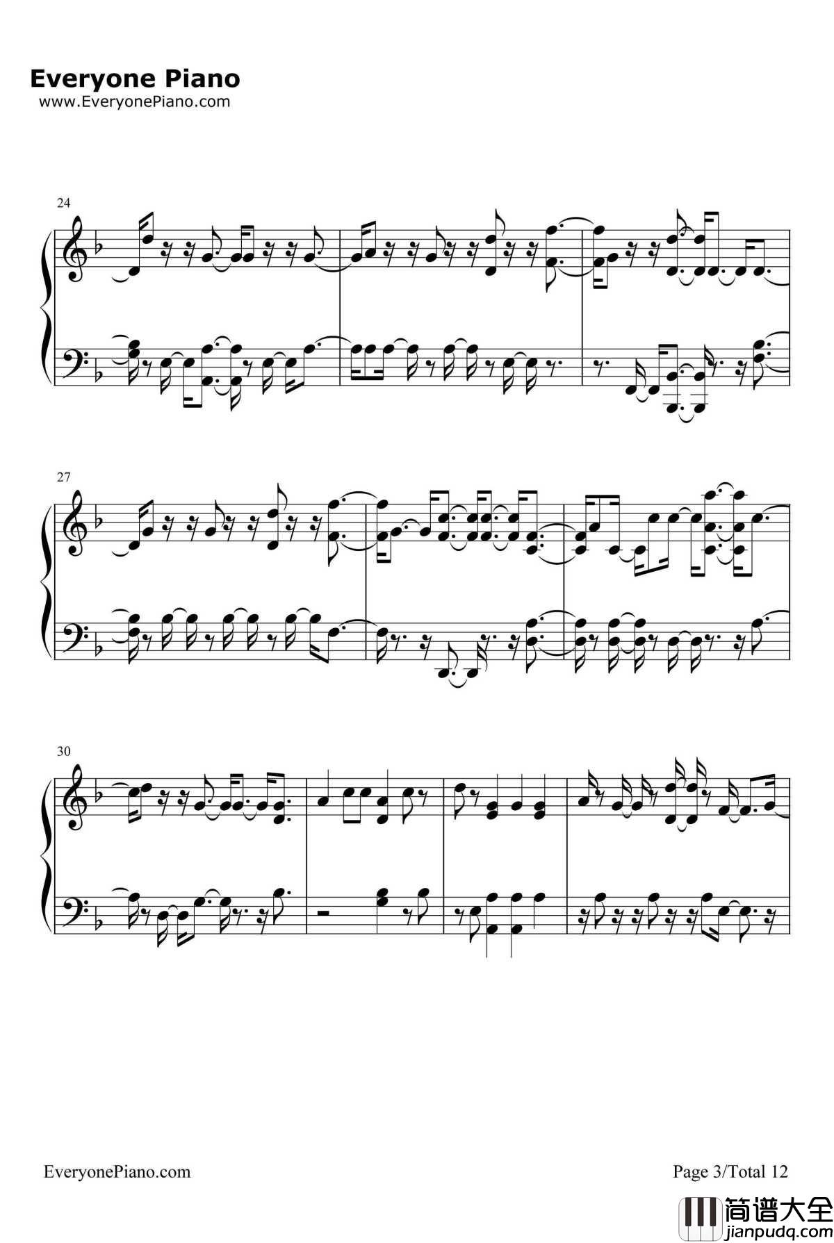 Stay_With_You钢琴谱_CheatCodes