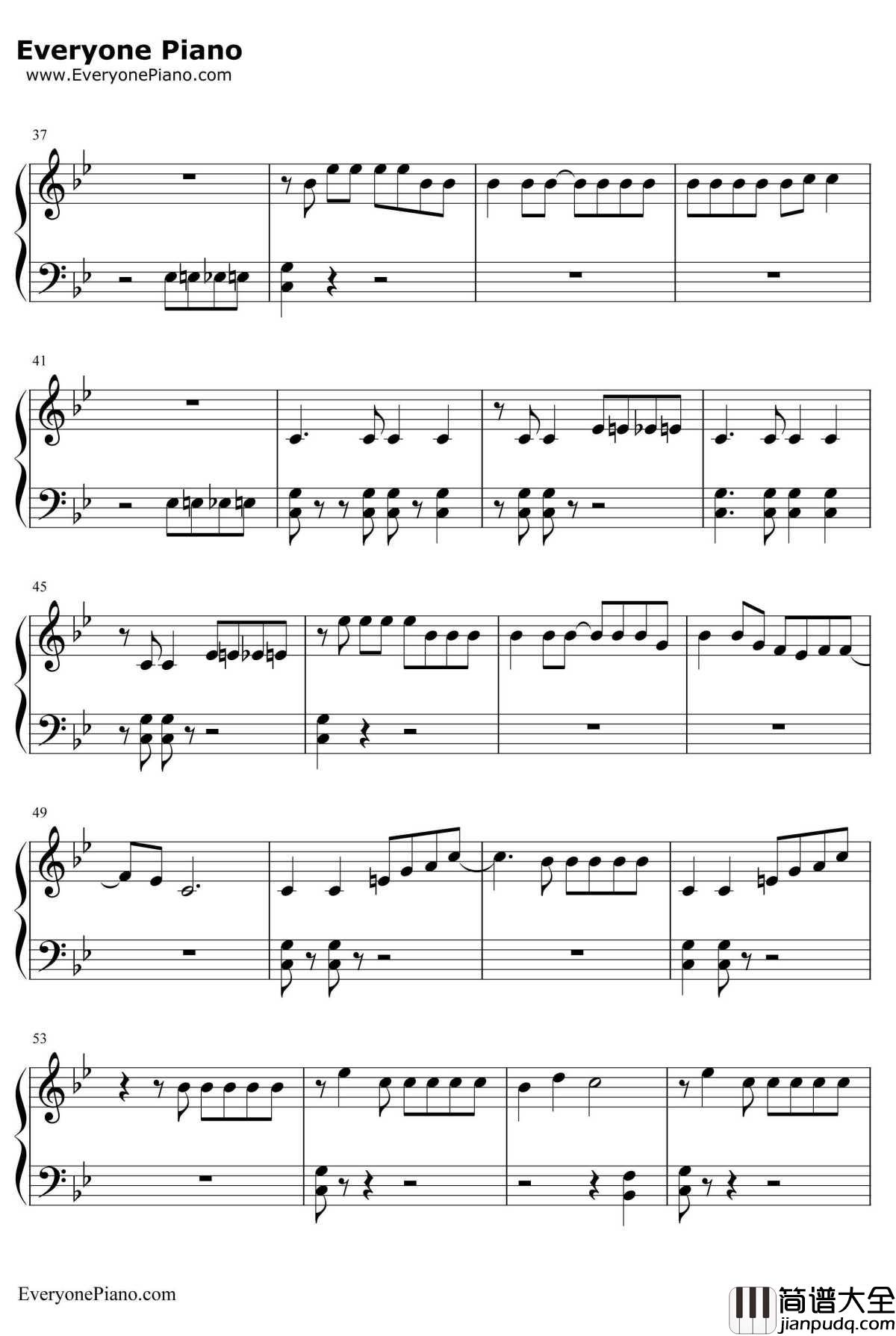 Bang_Bang钢琴谱_JessieJ&ArianaGrande&NickiMinaj