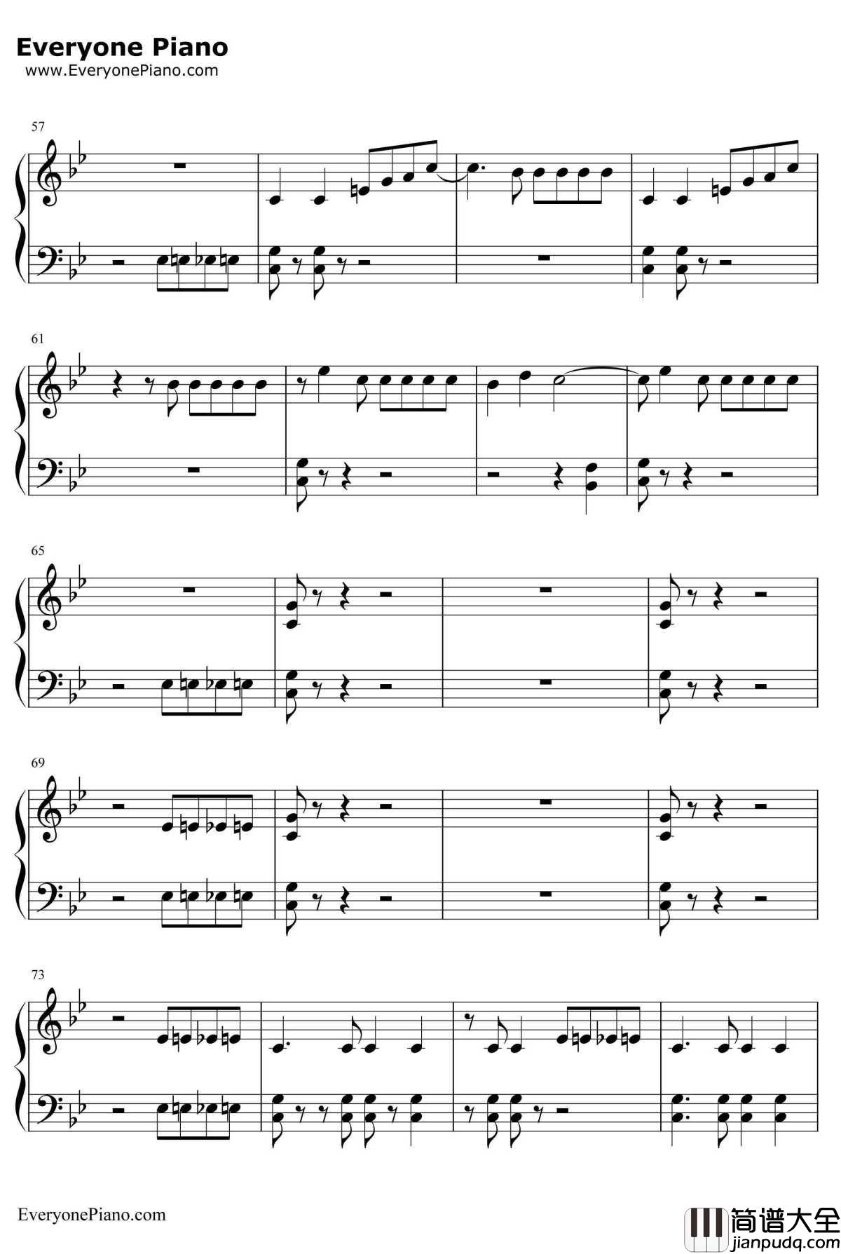 Bang_Bang钢琴谱_JessieJ&ArianaGrande&NickiMinaj