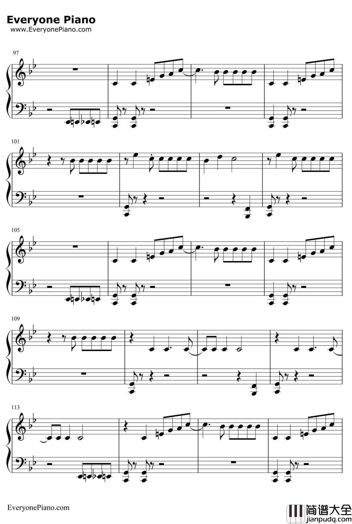 Bang_Bang钢琴谱_JessieJ&ArianaGrande&NickiMinaj