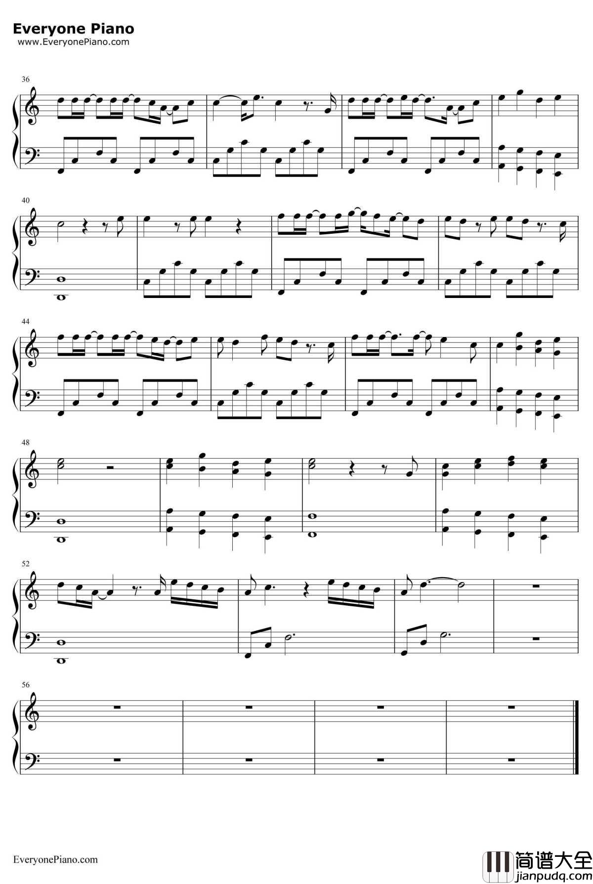 Little_Do_You_Know钢琴谱_AlexSierra