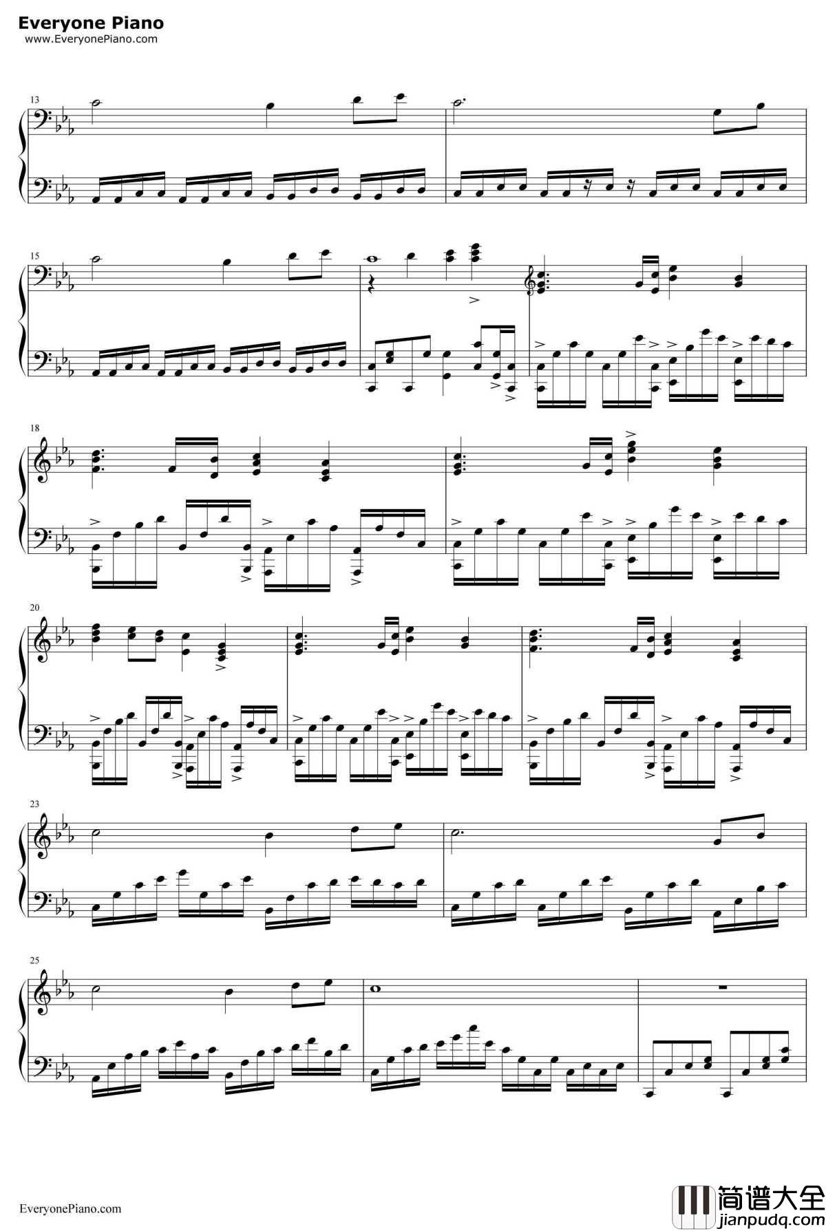 Arrival_To_Earth钢琴谱_SteveJablonsky_第一代_变形金刚_OST