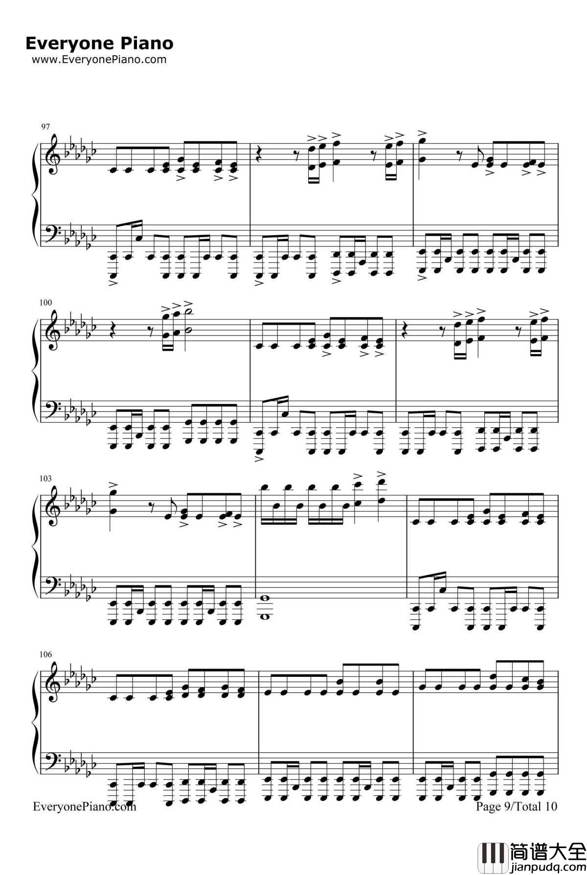 Victory钢琴谱_TwoStepsFromHell