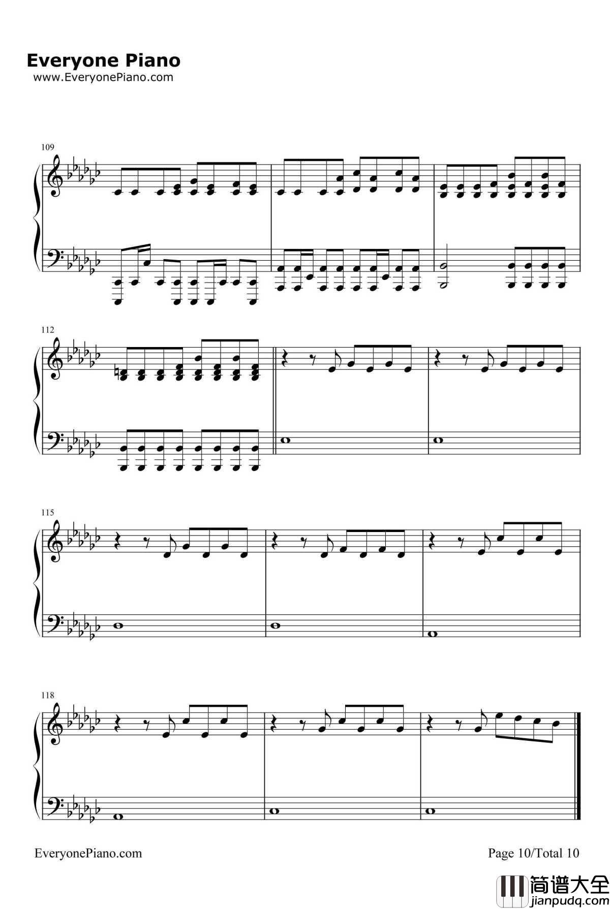 Victory钢琴谱_TwoStepsFromHell