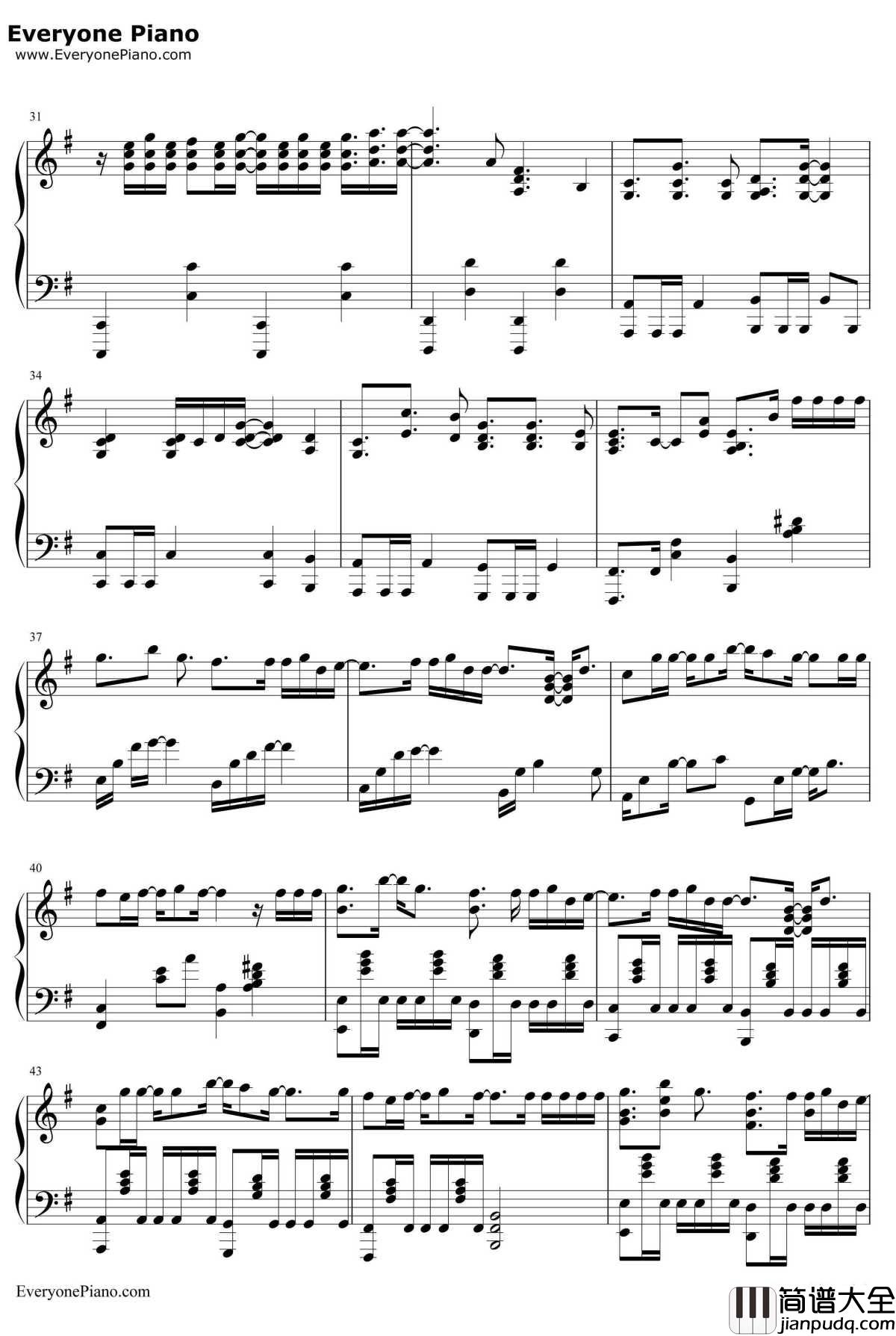 幻听钢琴谱_张在寅_KillMeHealMe主题曲