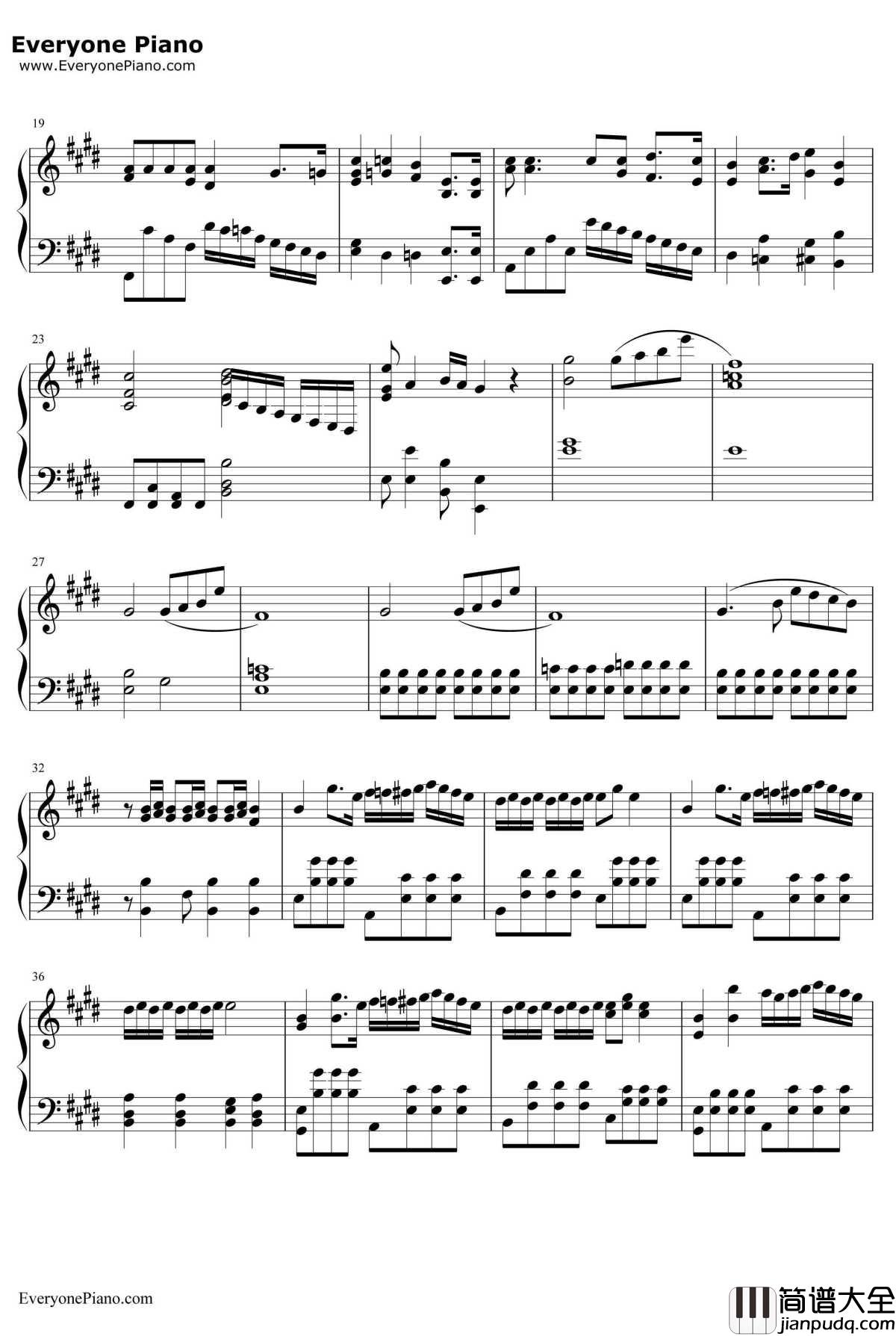 まるかいて地球钢琴谱_浪川大辅_画个圆圆的地球